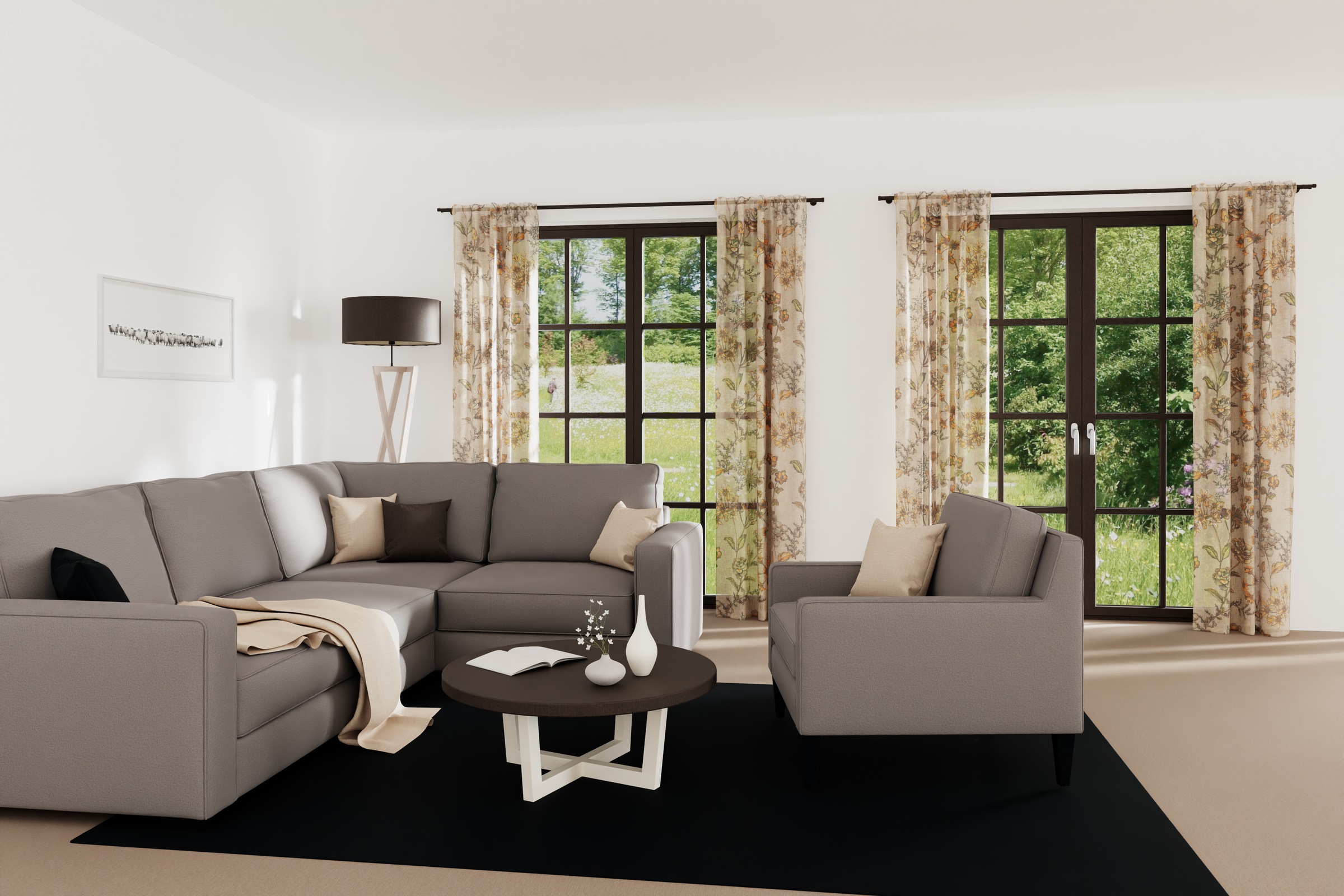 HOMING Gardine "Stockholm" verdeckte Schlaufen 1 Stk. tlg. Fertigschal günstig online kaufen