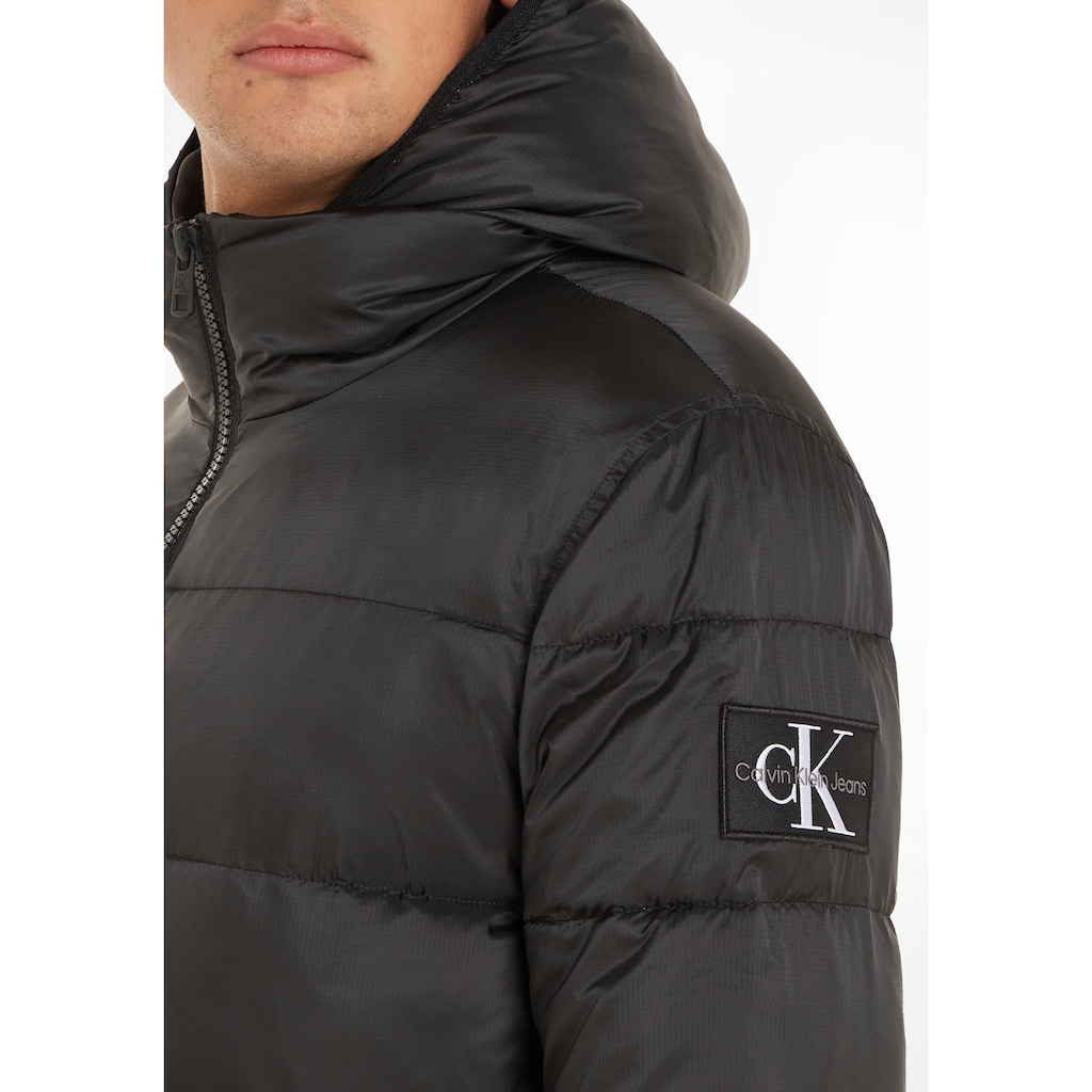 Calvin Klein Jeans Steppjacke »TRIM LW PADDED JACKET«, mit Kapuze