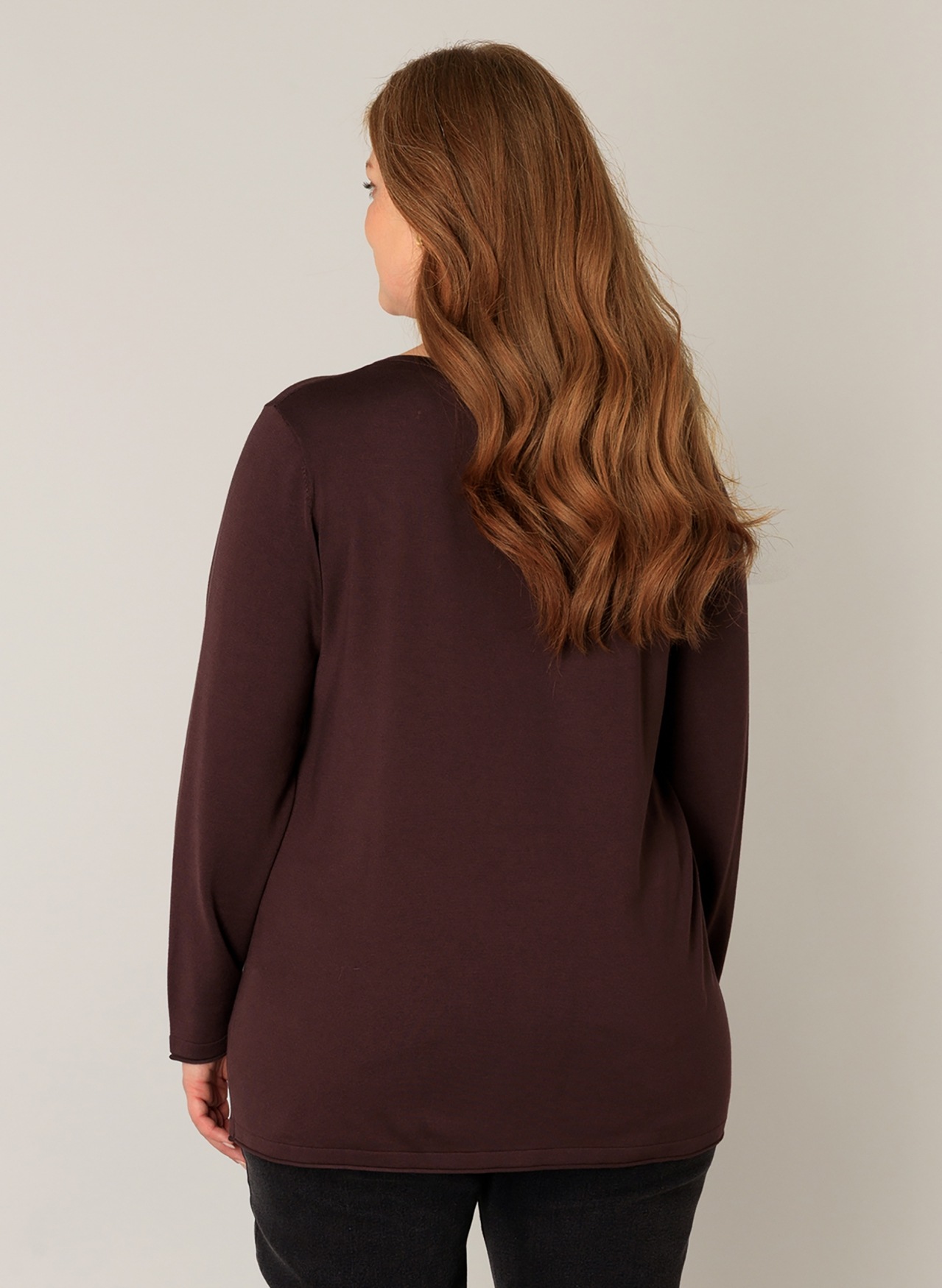 Base Level Curvy Strickpullover "Anine", mit V-Ausschnitt günstig online kaufen