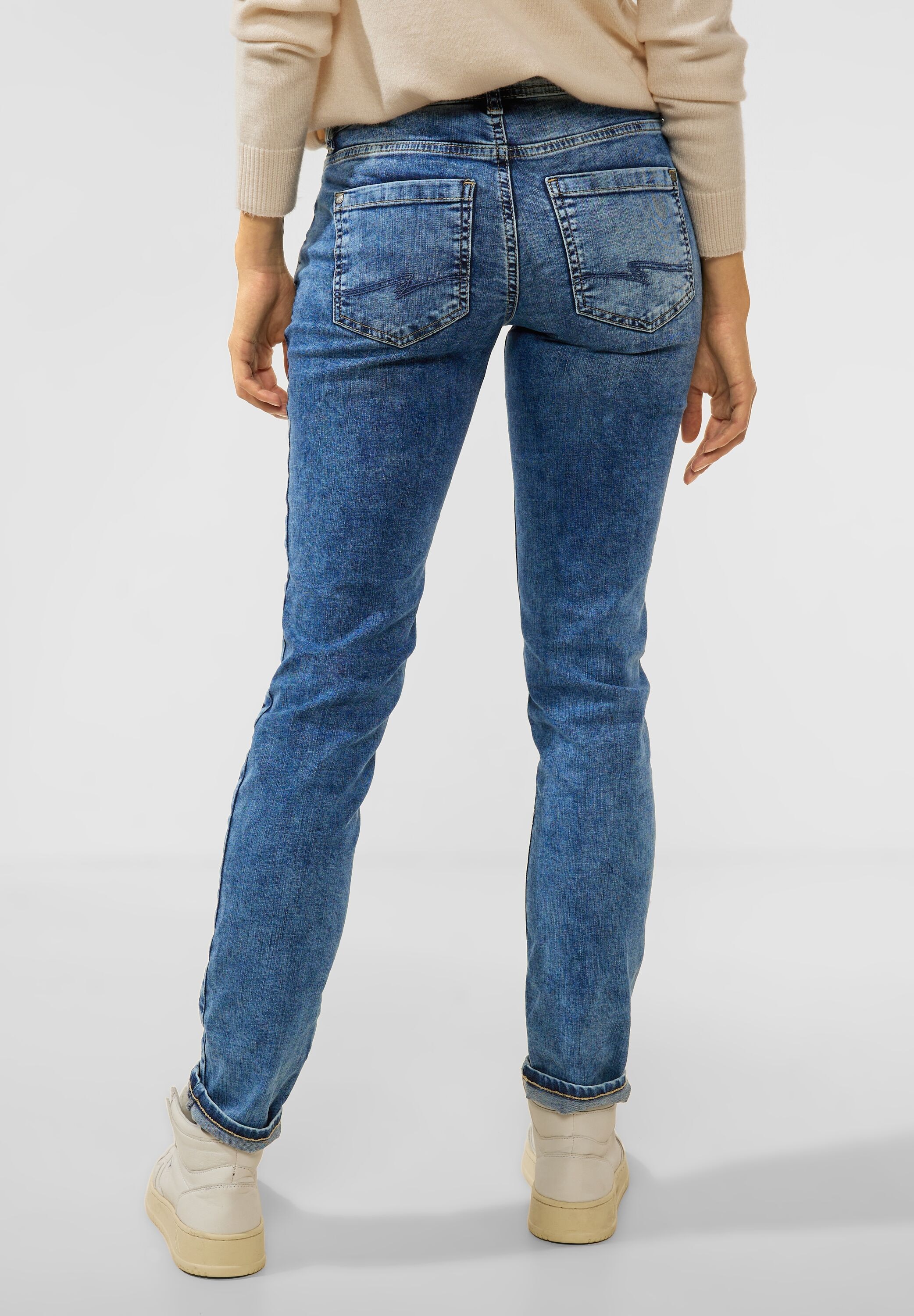 STREET ONE Comfort-fit-Jeans, Middle Waist