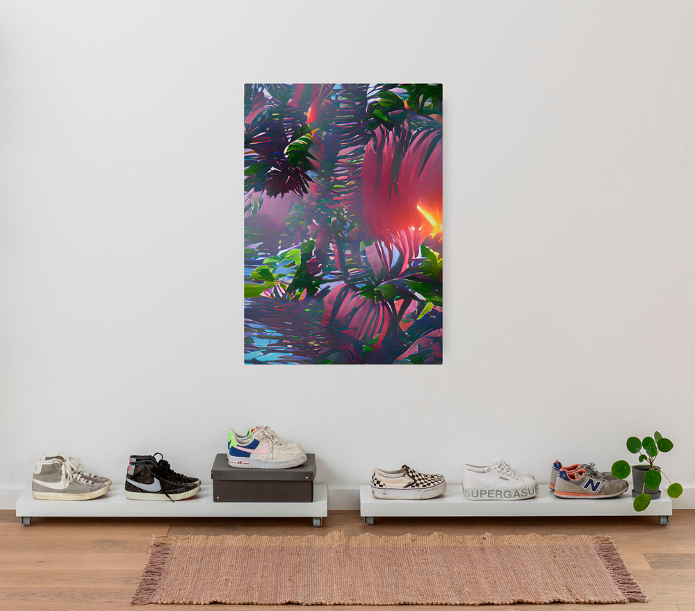 Komar Leinwandbild "Rockabilly - Größe 40 x 60 cm" Natur 1 Stk. tlg. Keilra günstig online kaufen