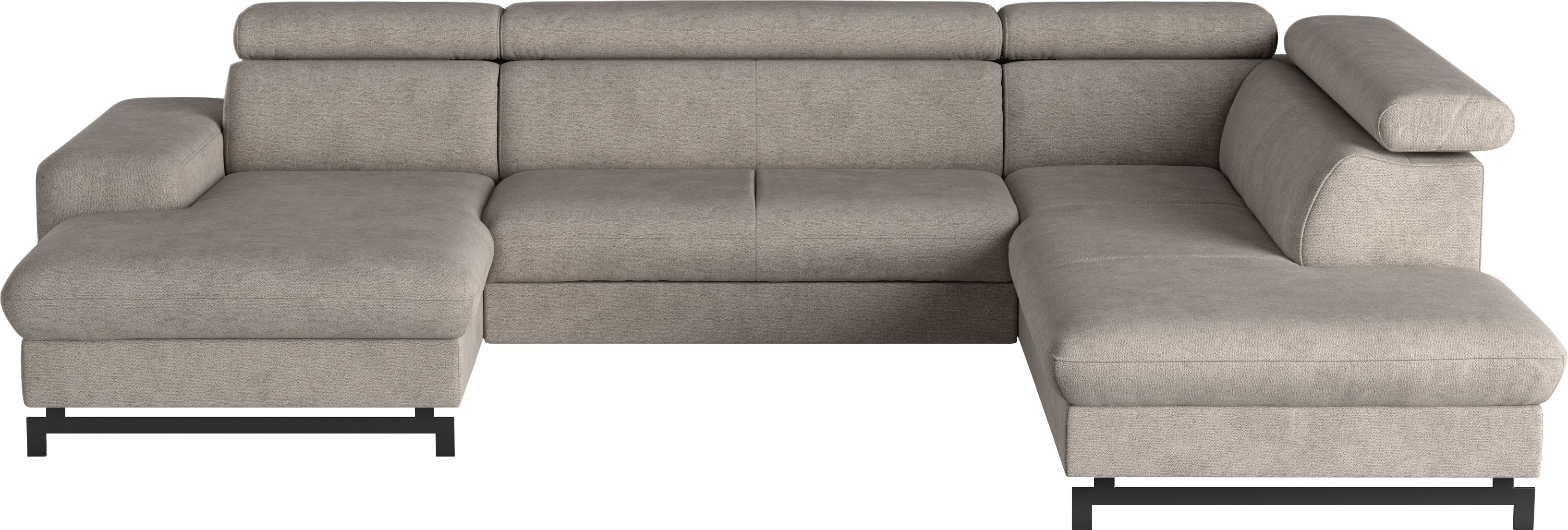 Thumbnail - COTTA Wohnlandschaft "Emma U-Form" mit Kopfteilverstellung, wahlweise mit Bettfunktion & Bettkasten