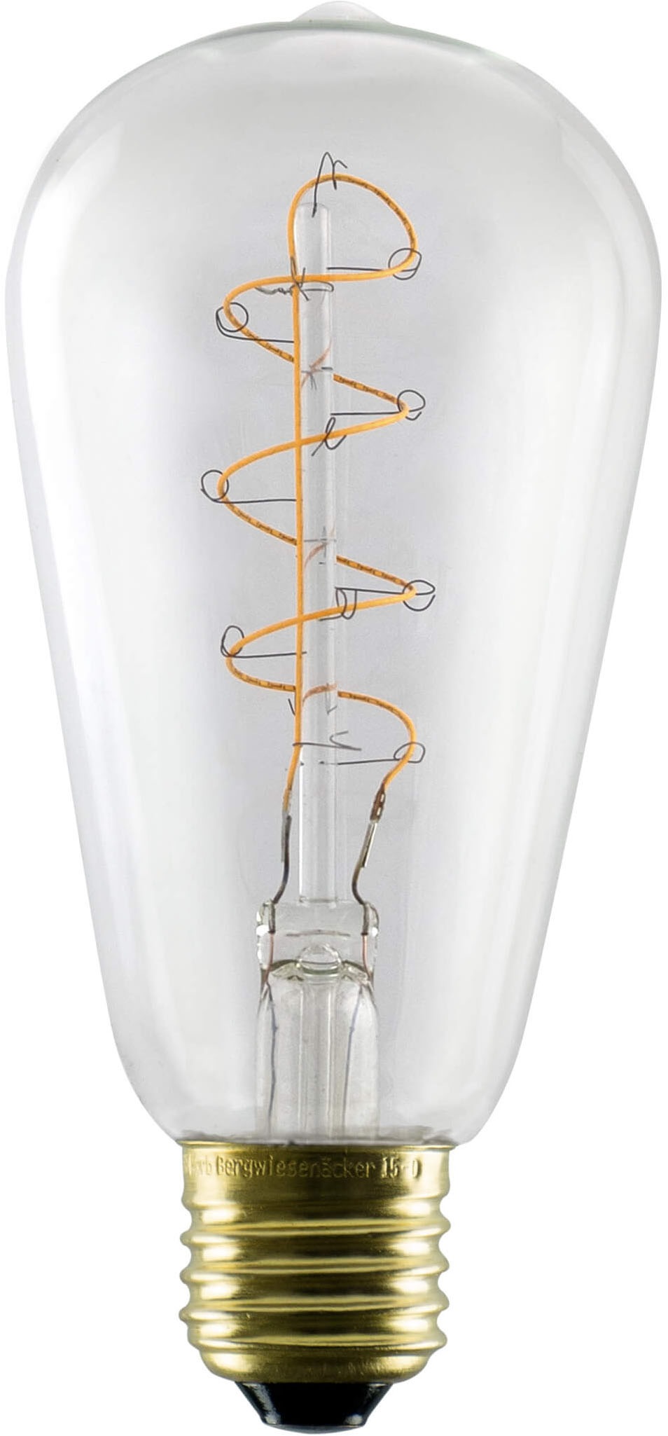 SEGULA LED-Filament "LED Rustika klar, E27", L:14,5cm Ø:6,5cm, transparent, Leuchtmittel
