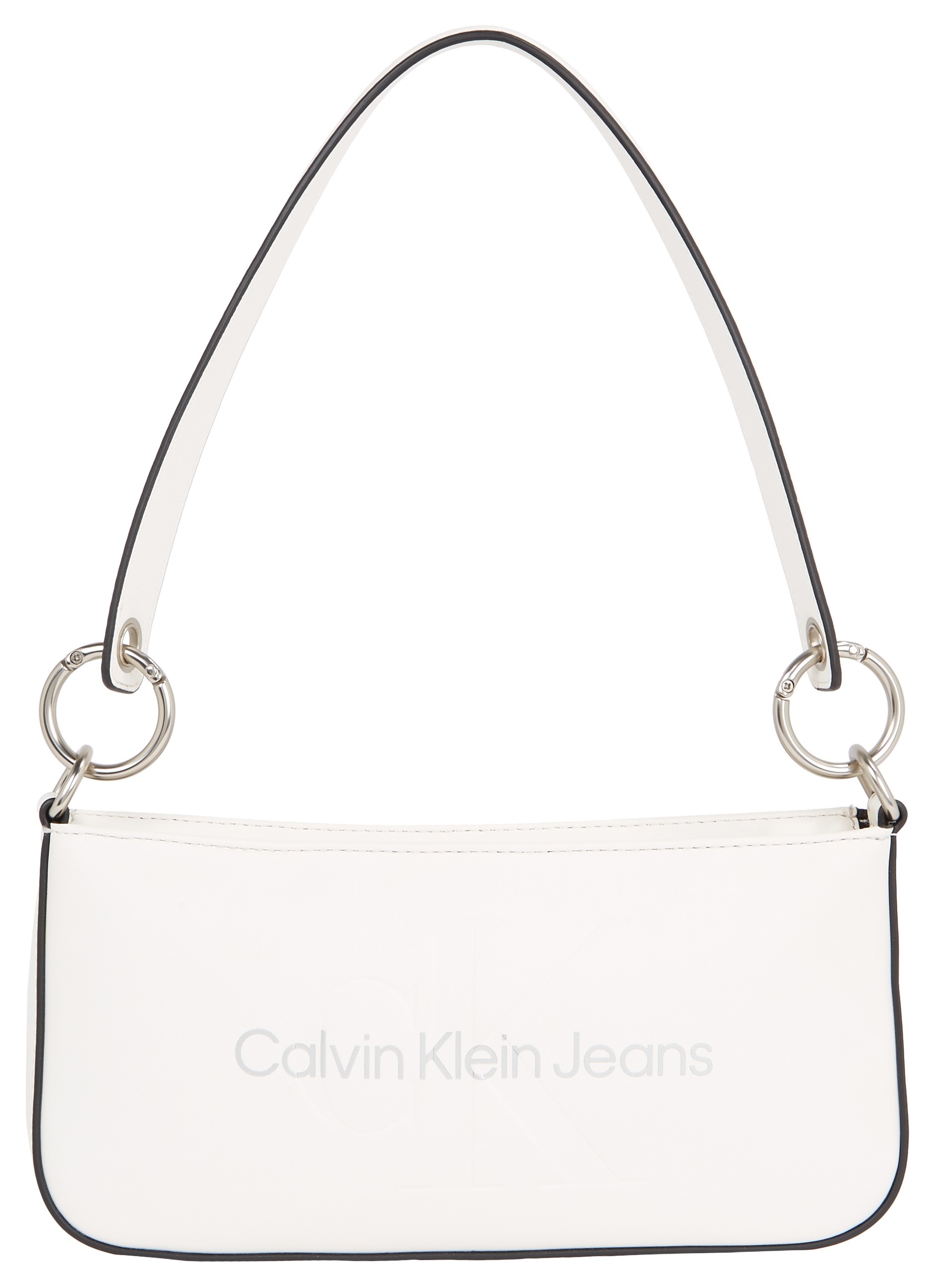 Calvin Klein Jeans Schultertasche "SCULPTED SHOULDER POUCH25 MONO", mit großflächigem Markenlogo vorne