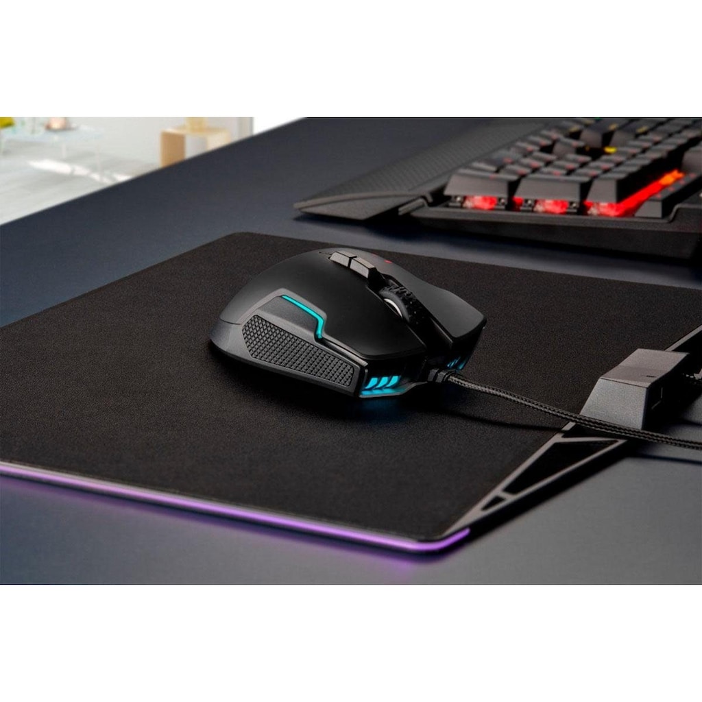 Corsair Gaming-Maus »GLAIVE RGB PRO Aluminium«, kabelgebunden