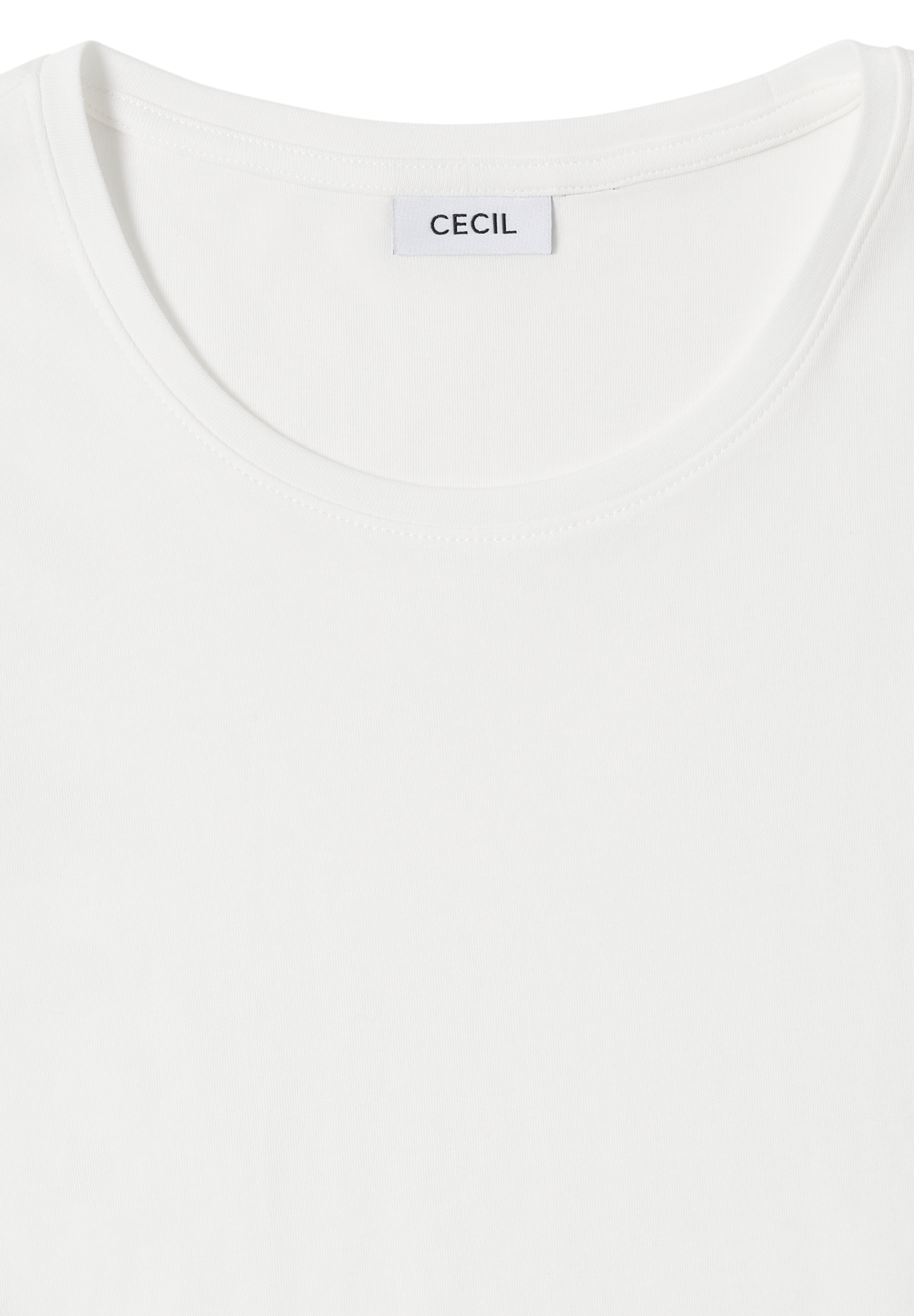 Cecil Rundhalsshirt aus reiner Baumwolle