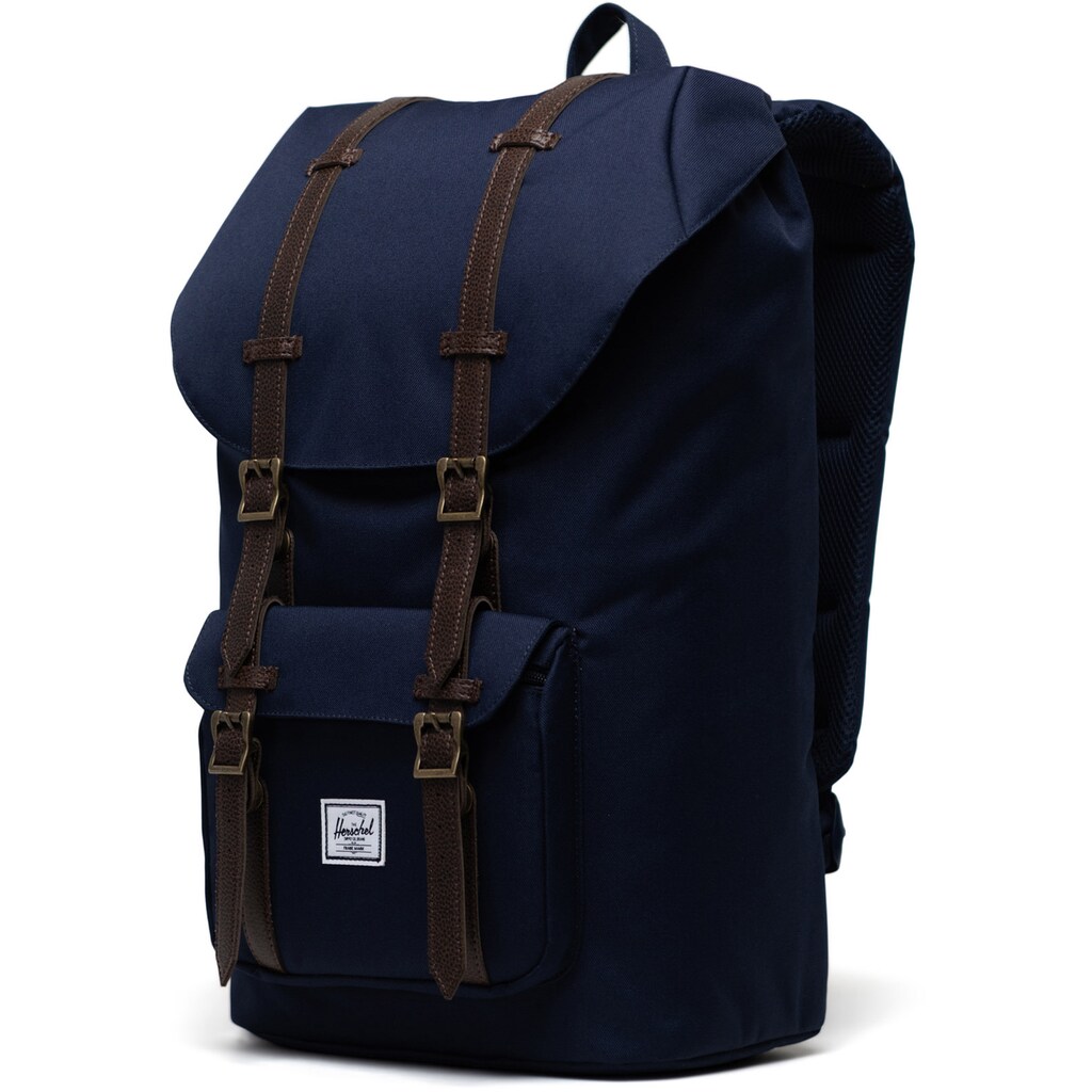 Herschel Laptoprucksack »Classic, Little America, Peacoat/Coffee«