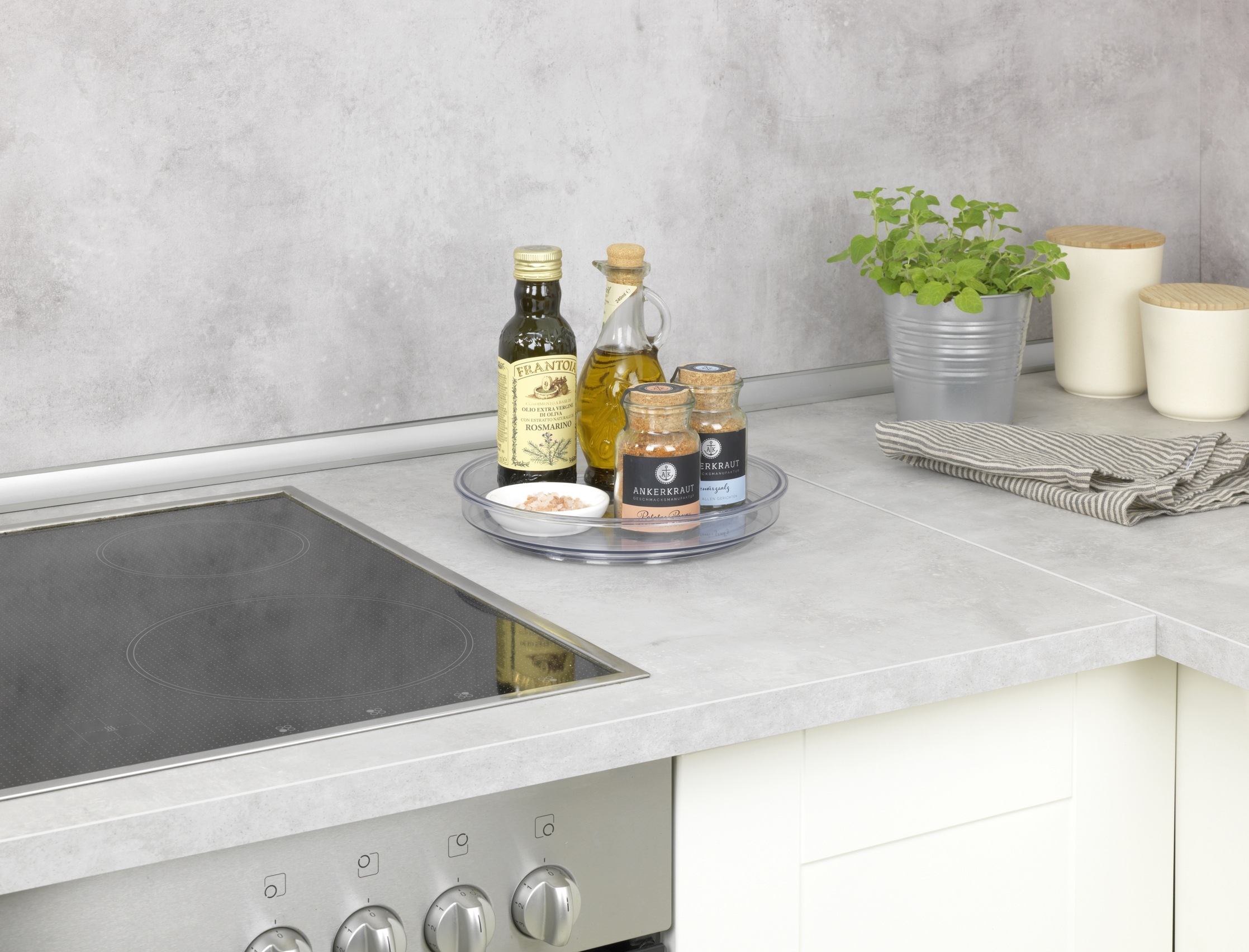 WENKO Aufbewahrungssystem "Victoria" Set, drehbares Tablett, Ø 24 cm, 2 Stk günstig online kaufen