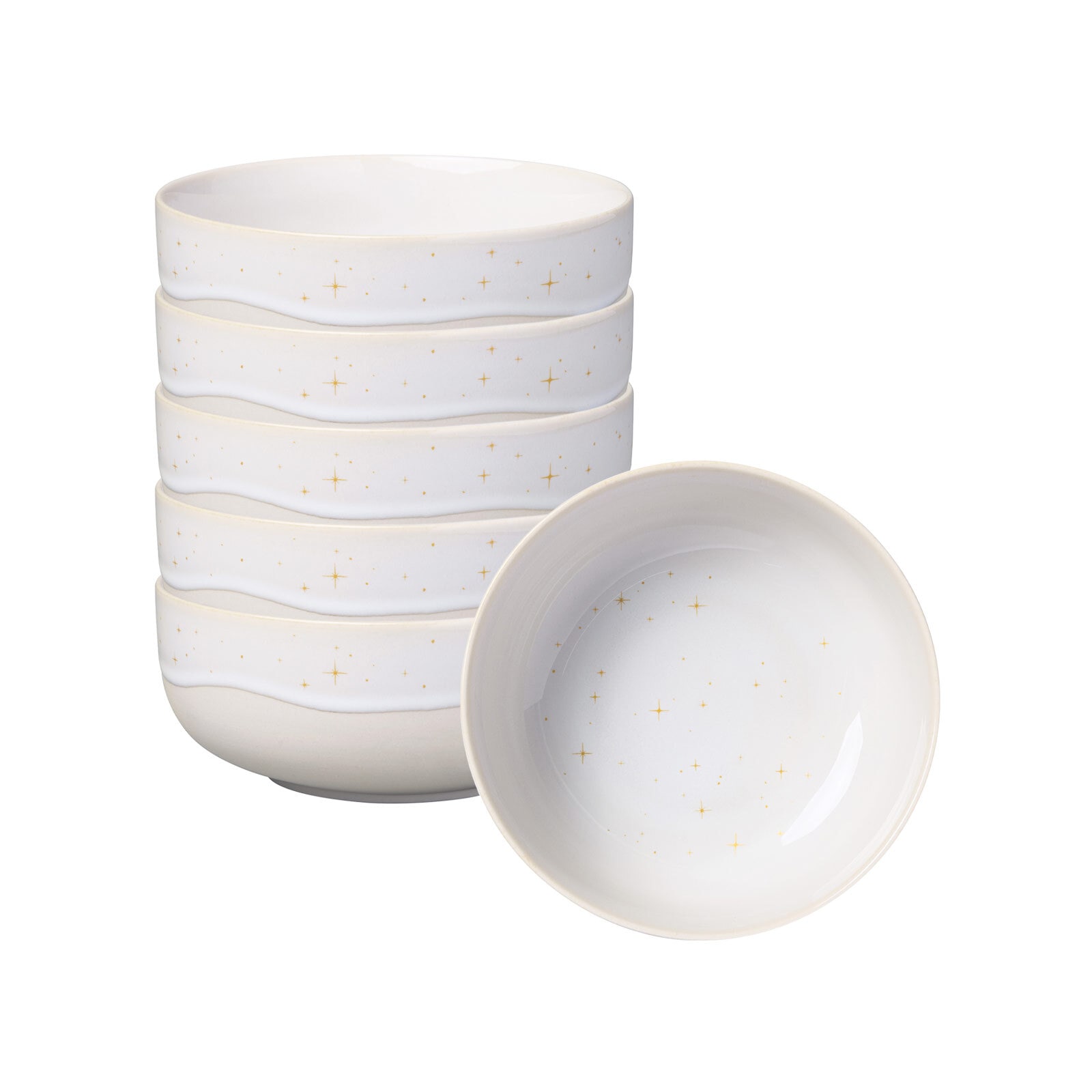Schale "Bowls Winter Glow ø 15 cm 6er Set beige", B/H/L: 15cm, beige, LIKE. BY VILLEROY & BOCH, Schüsseln