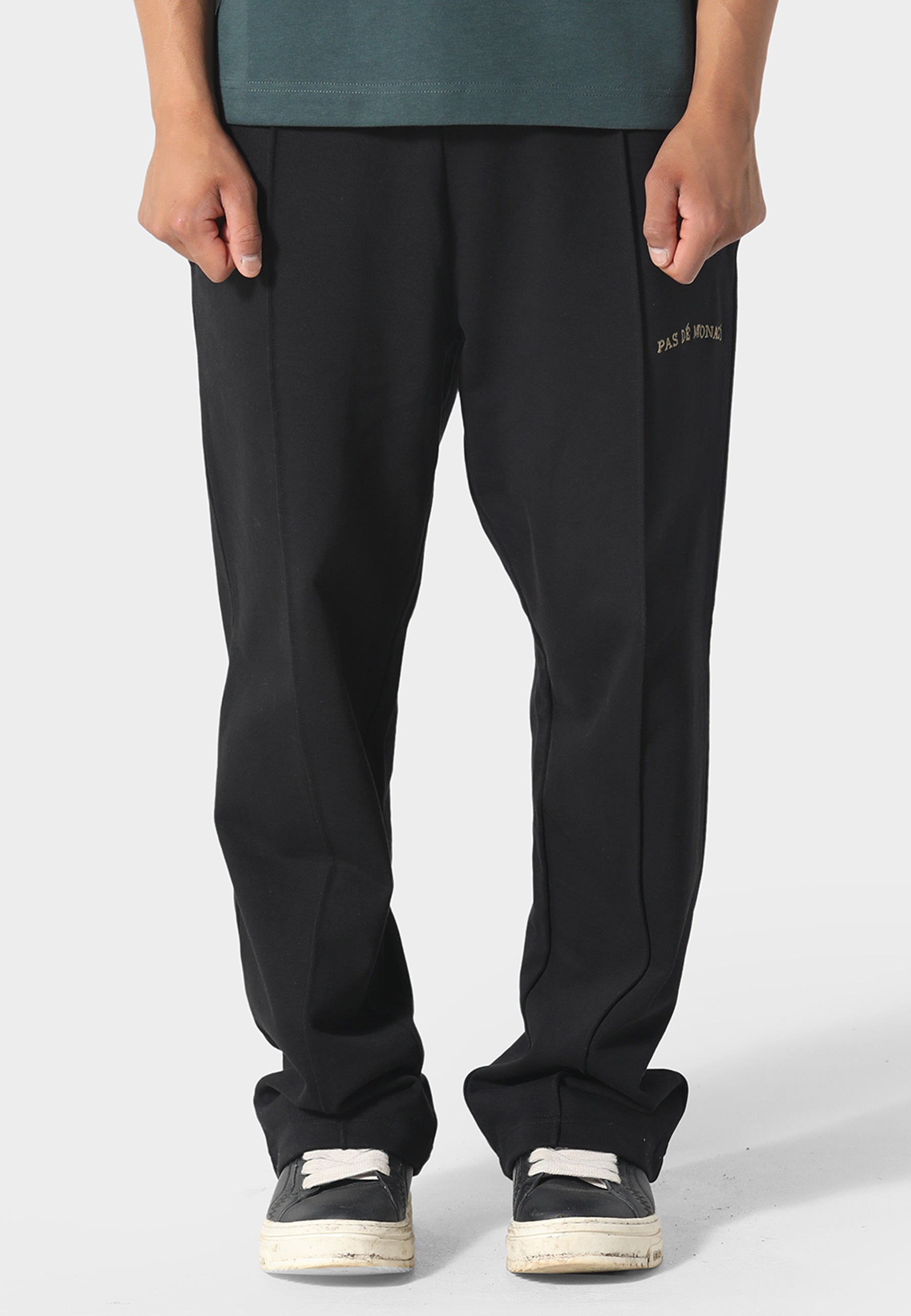 Pas De Monaco Stoffhose »Pas De Monaco BRODERIE ZIP PANTS«