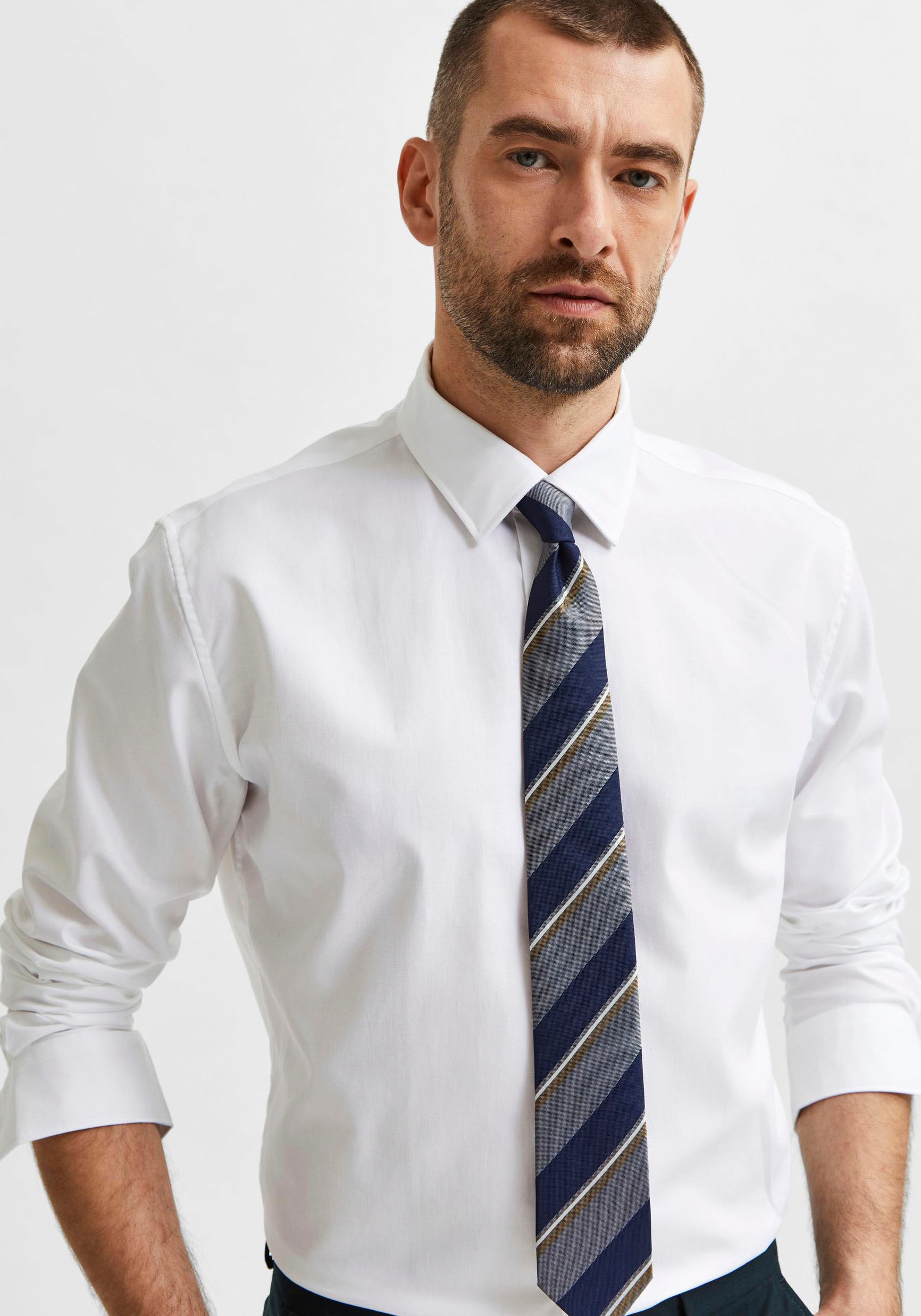 SELECTED HOMME Langarmhemd "SLHREGETHAN SHIRT LS CLASSIC NOOS" günstig online kaufen