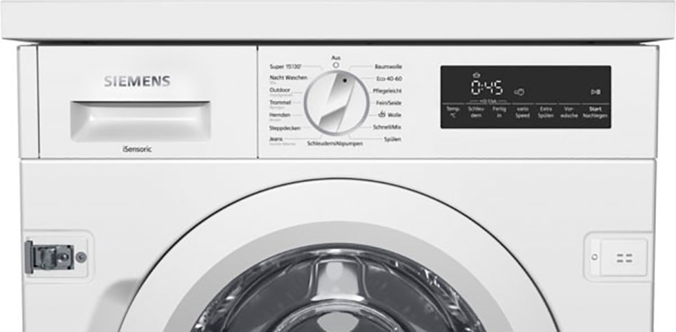 SIEMENS Einbauwaschmaschine "WI14W443" 8 kg 1400 U/min günstig online kaufen