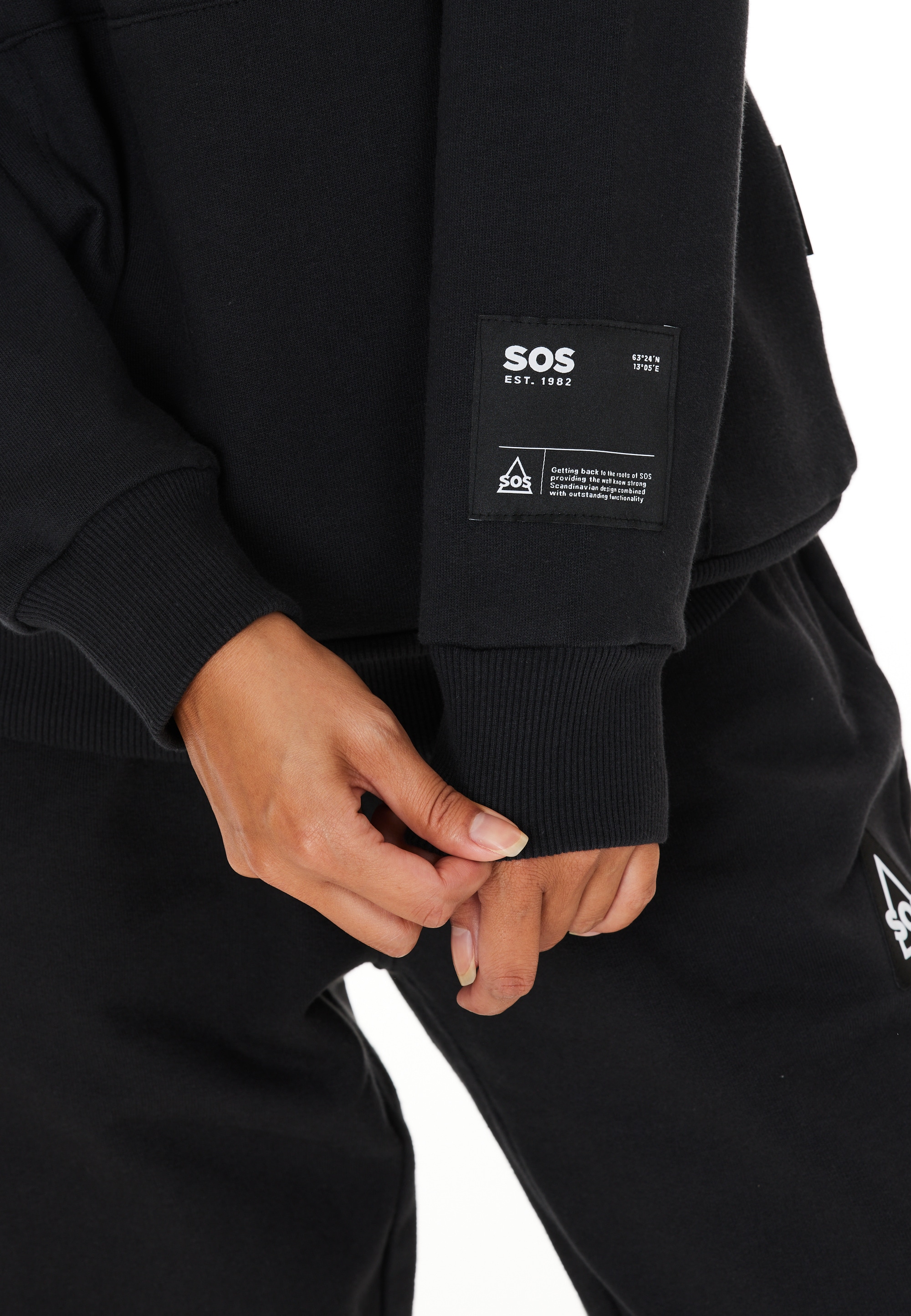 SOS Kapuzensweatshirt »Haines«, mit großer Kapuze