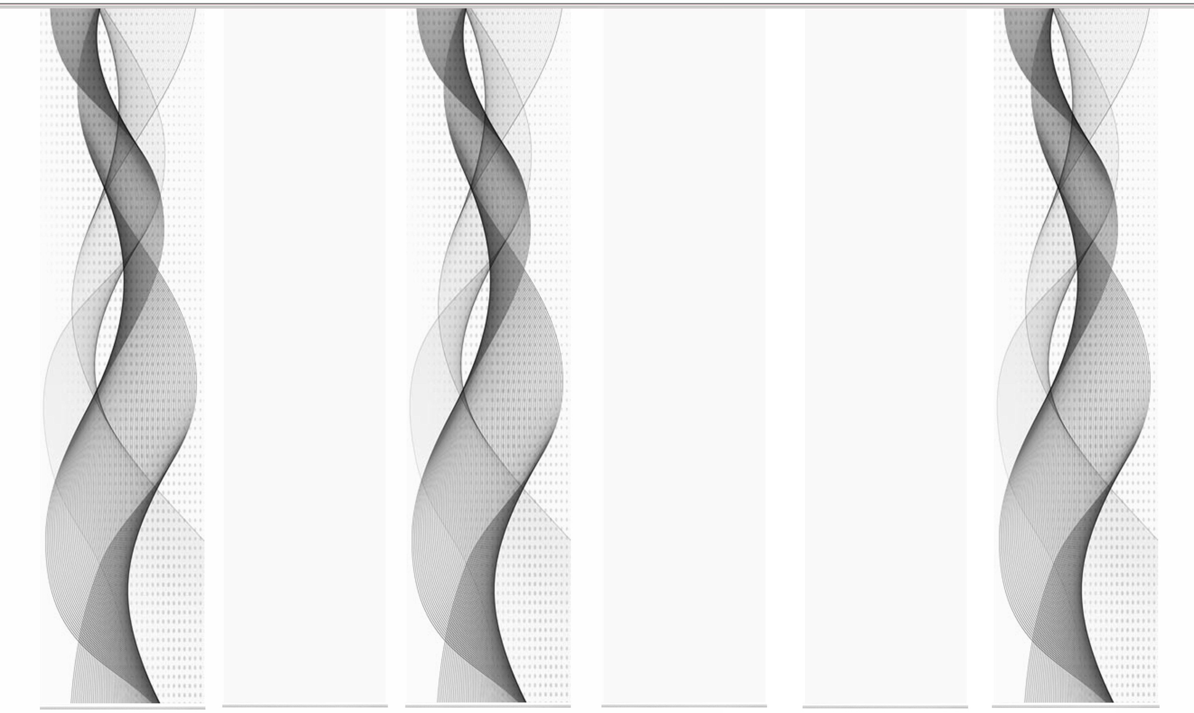 Thumbnail - HOME WOHNIDEEN Schiebegardine "OPALIA 6ER SET" Paneelwagen 6 Stk. tlg. HxB: 245x60