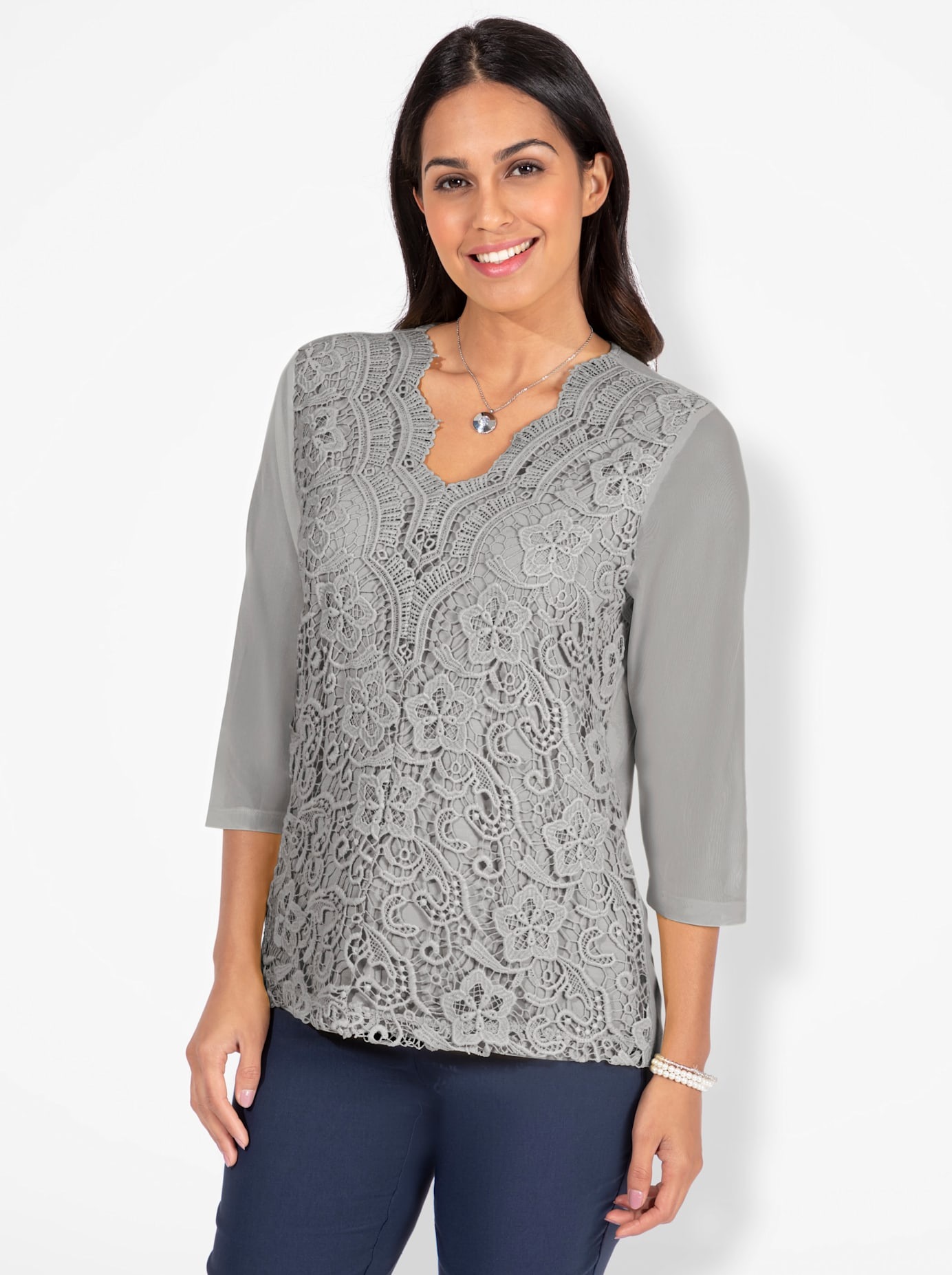 Lady Spitzenshirt "Shirt" 1 Stk. günstig online kaufen