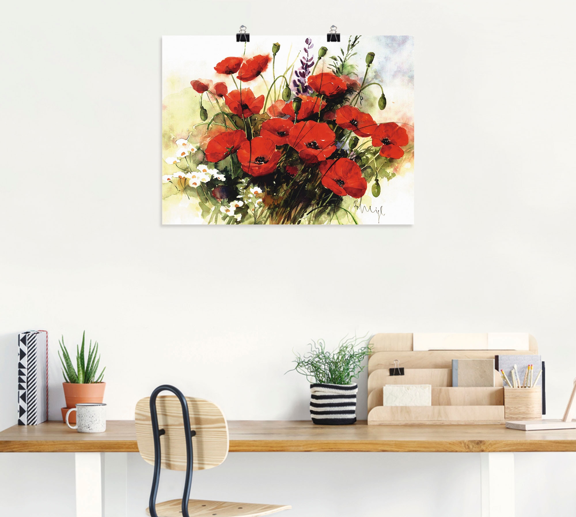 Artland Wandbild »Blumen Zusammenstellung III«, Blumen, (1 St.), als Leinwandbild, Poster, Wandaufkleber in verschied. Größen