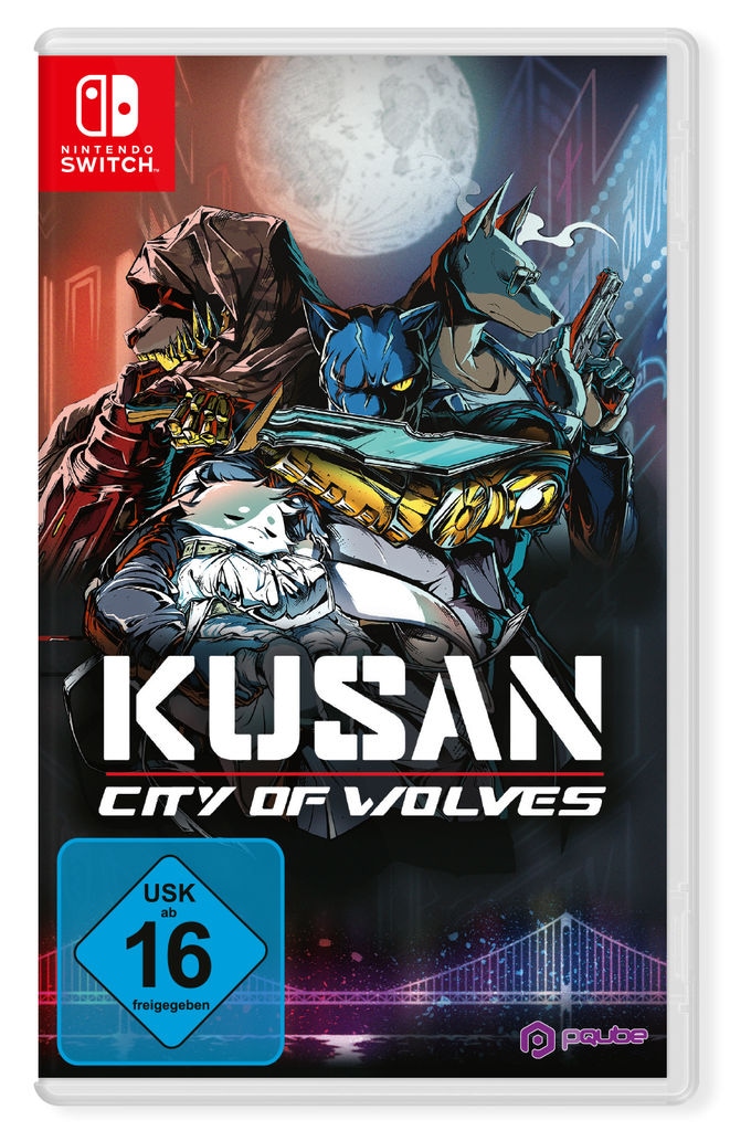 PQUBE Spielesoftware "Kusan: City of Wolves", Nintendo Switch, bunt, Spielesoftware
