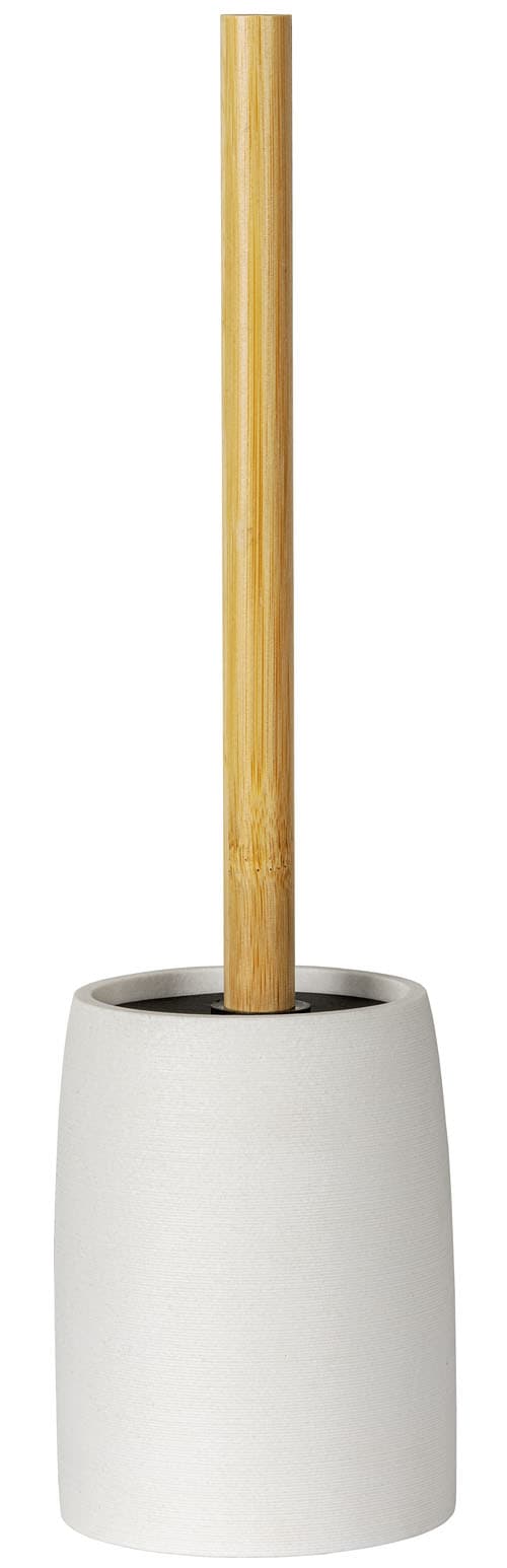 WENKO WC-Garnitur »Altavalle« aus Bambus | Polyresin (Kunststein)