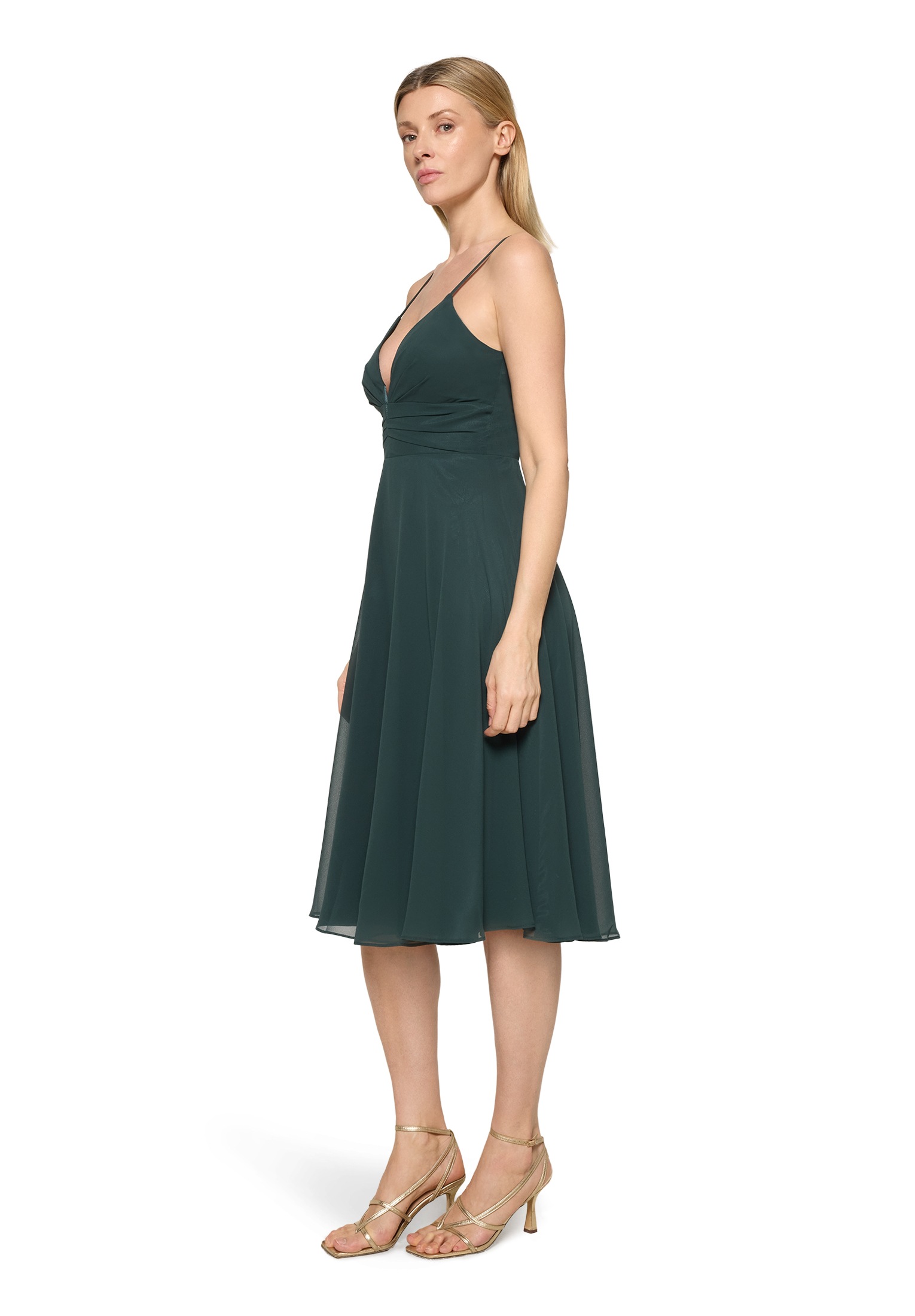 Vera Mont Chiffonkleid »Damen mit V-Ausschnitt« Ohne Tasche