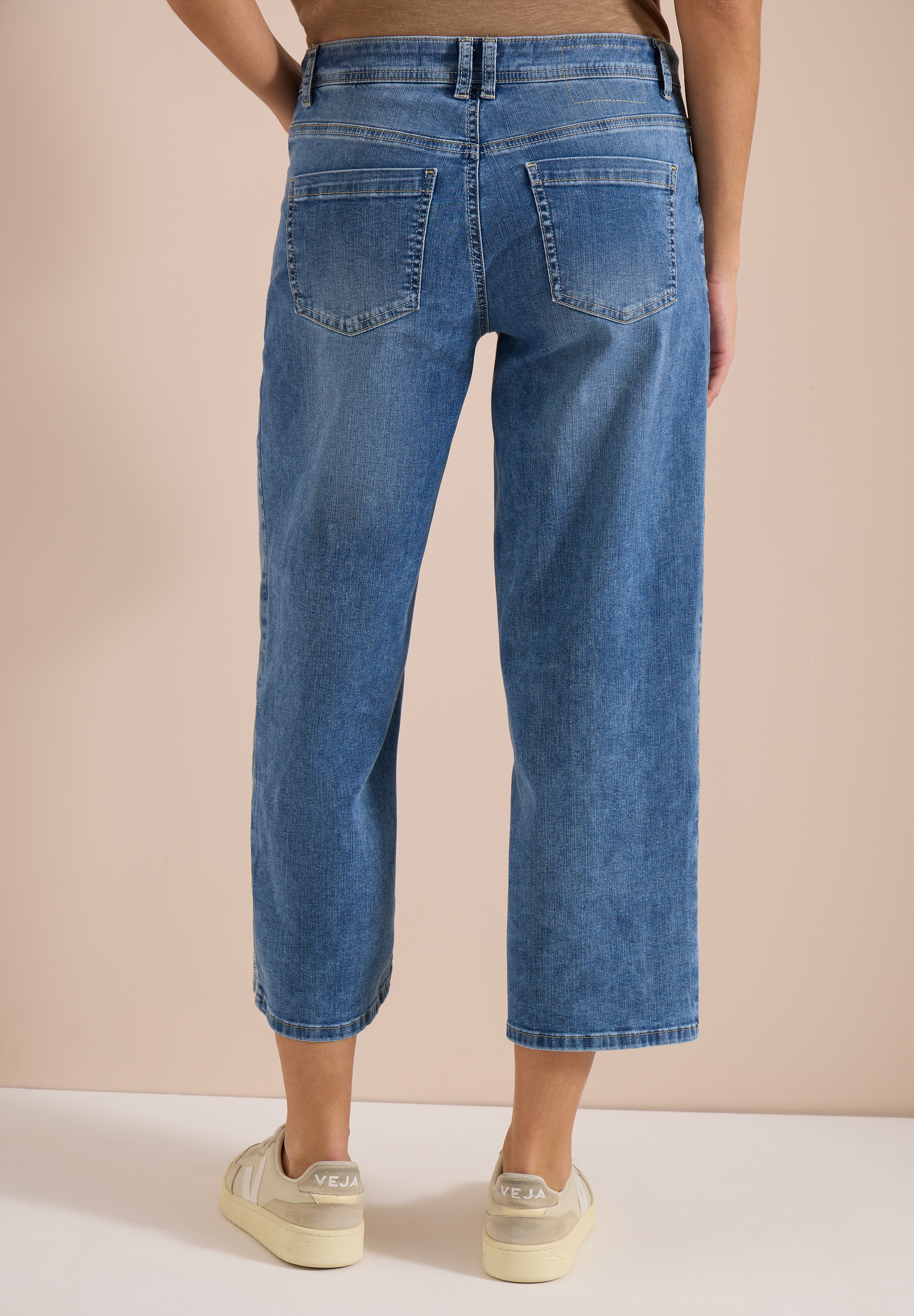 Cecil Loose-fit-Jeans aus Baumwolle mit Stretchanteil
