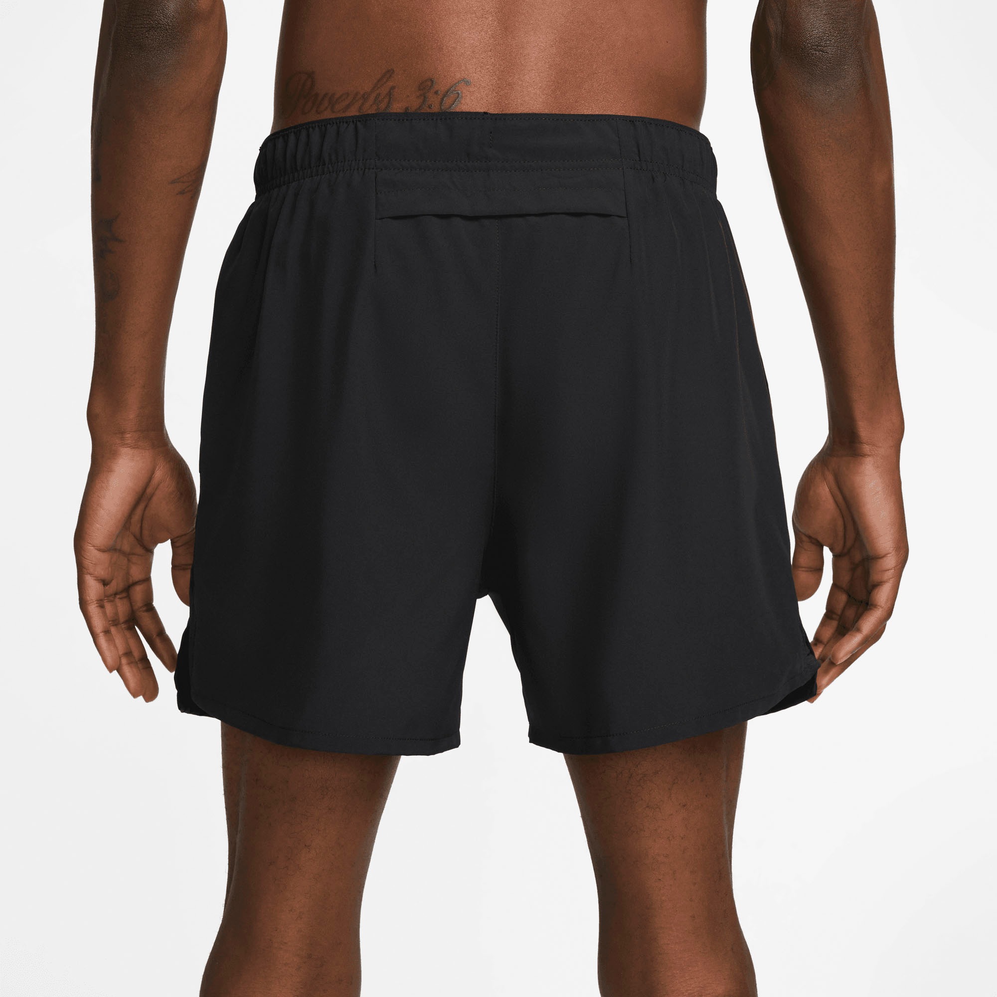 Laufshorts NIKE "DRI-FIT CHALLENGER MENS 5" BRIEF-LI", Herren, Gr. S, N-Gr, schwarz (schwarz, schwarz, schwarz, reflective silv), Obermaterial: 100% Polyester. Futter: 92% Polyester, 8% Elasthan, Hosen 4