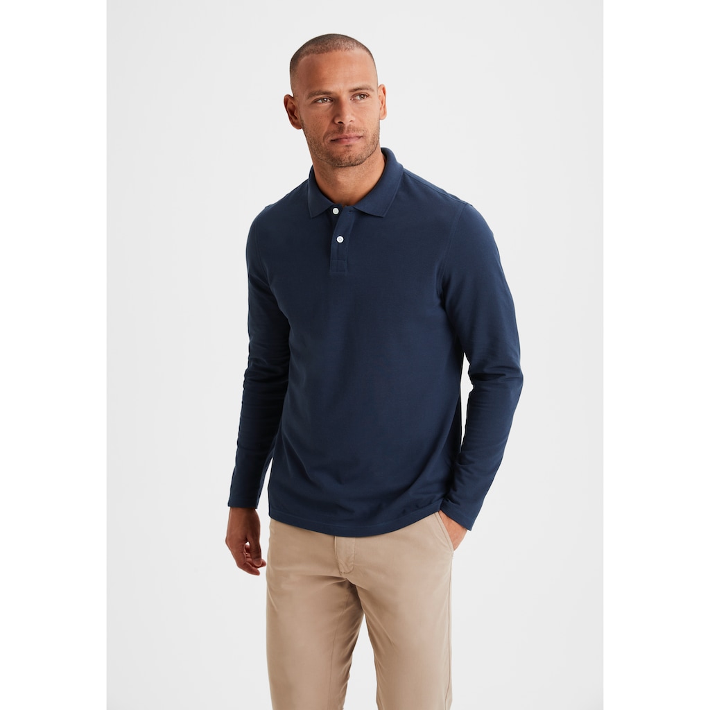 Beachtime Langarm-Poloshirt