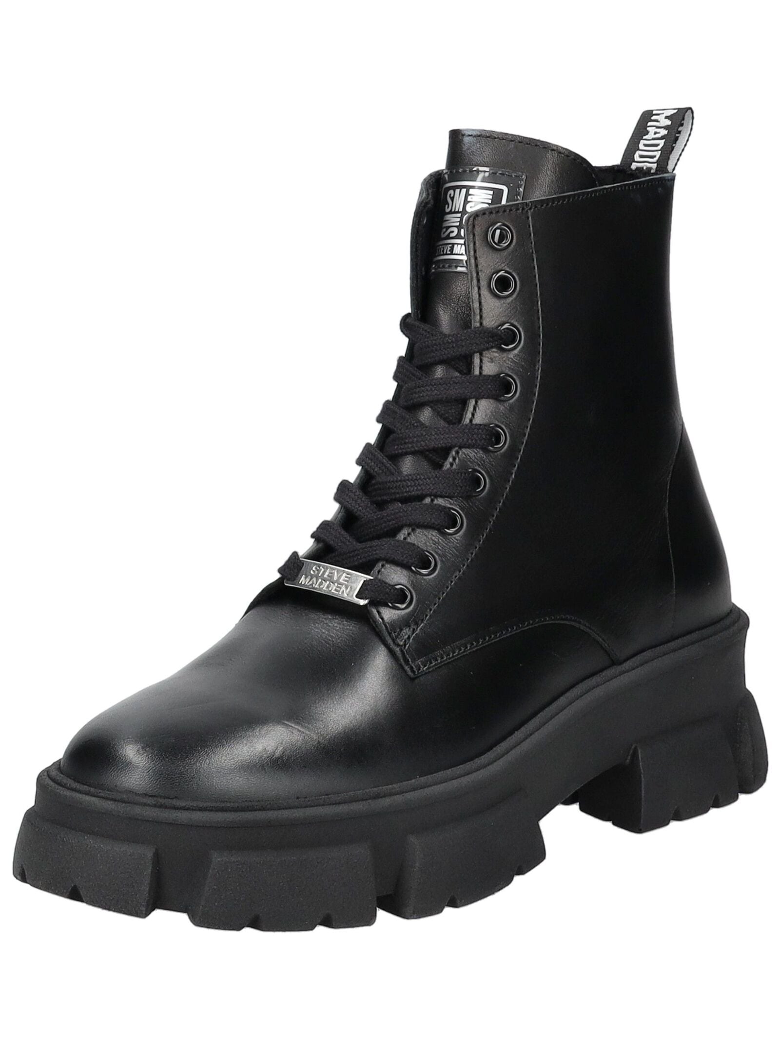 STEVE MADDEN Schnürstiefelette "STEVE MADDEN Stiefelette Leder" günstig online kaufen