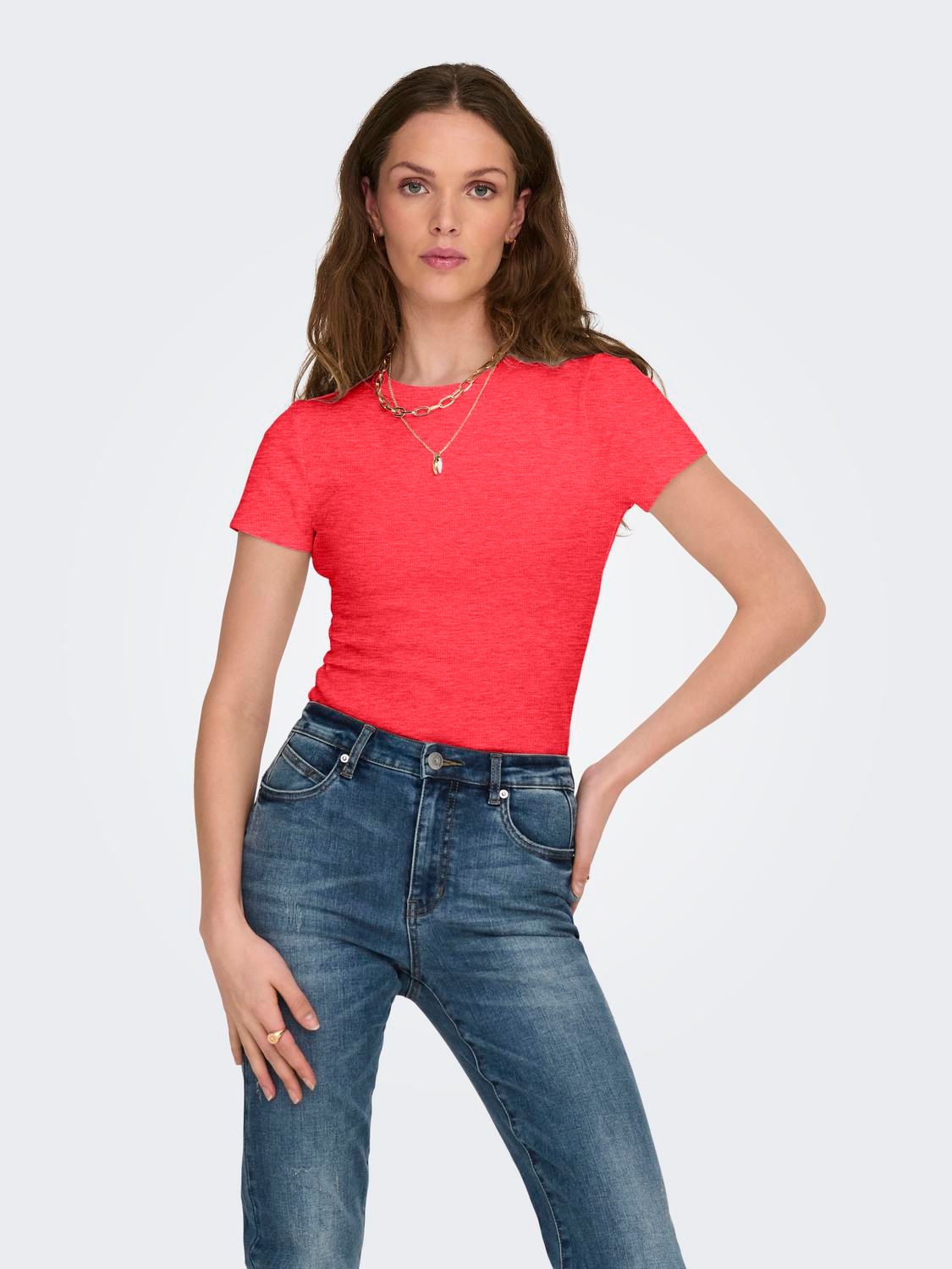 ONLY Kurzarmshirt "ONLEASY S/S TOP CS JRS 2 PACK" Packung, 2 Baumwollmischu günstig online kaufen