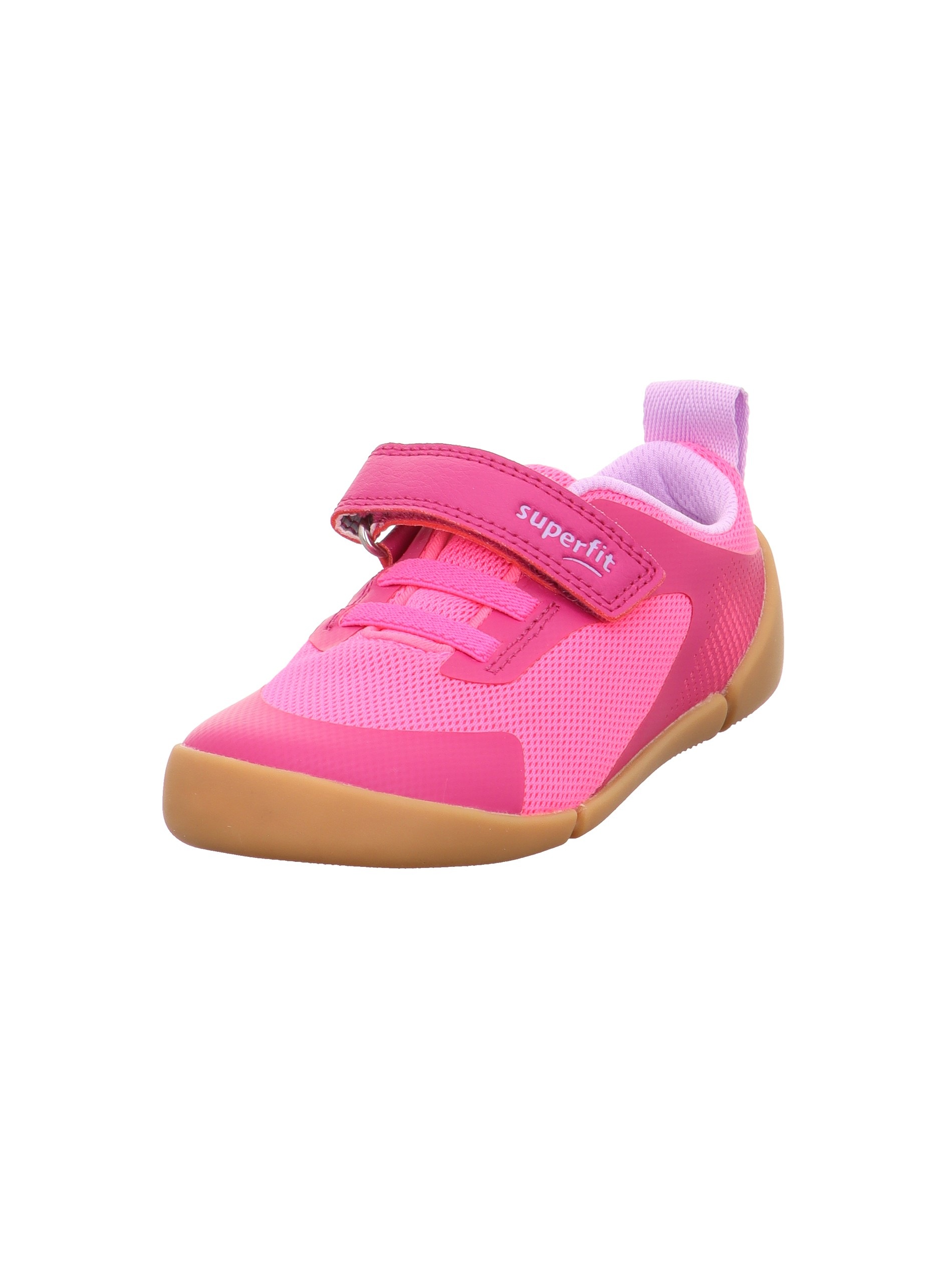 Klettschuh SUPERFIT "VENTO WMS: weit", Kinder, Gr. 32, pink, lila, Lederimitat, Polyester, Schuhe Klettschuh, Klettschuh, WMS: weit V, Größenschablone zum Download