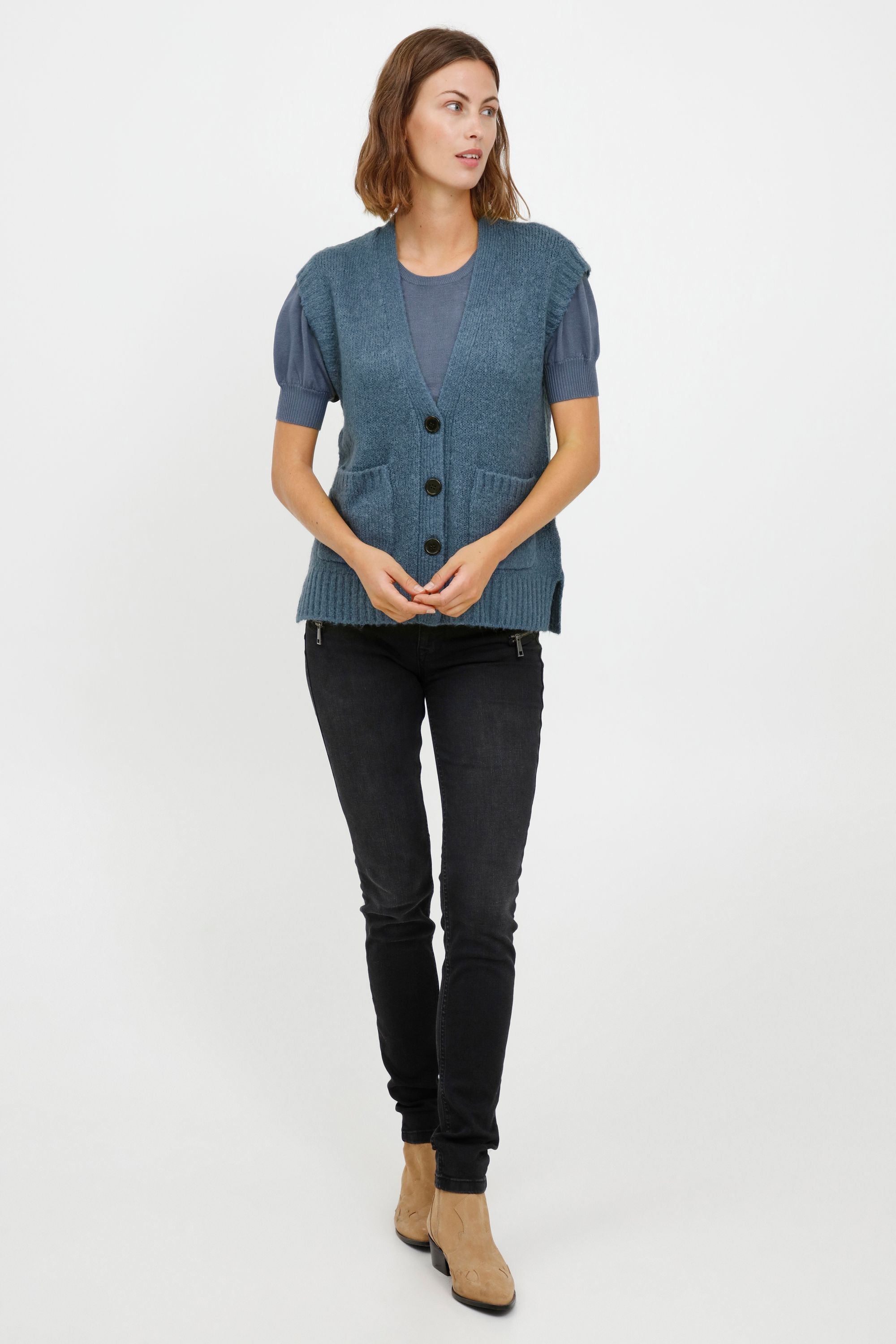 fransa Strickweste »Strickjacke FRCedarki«