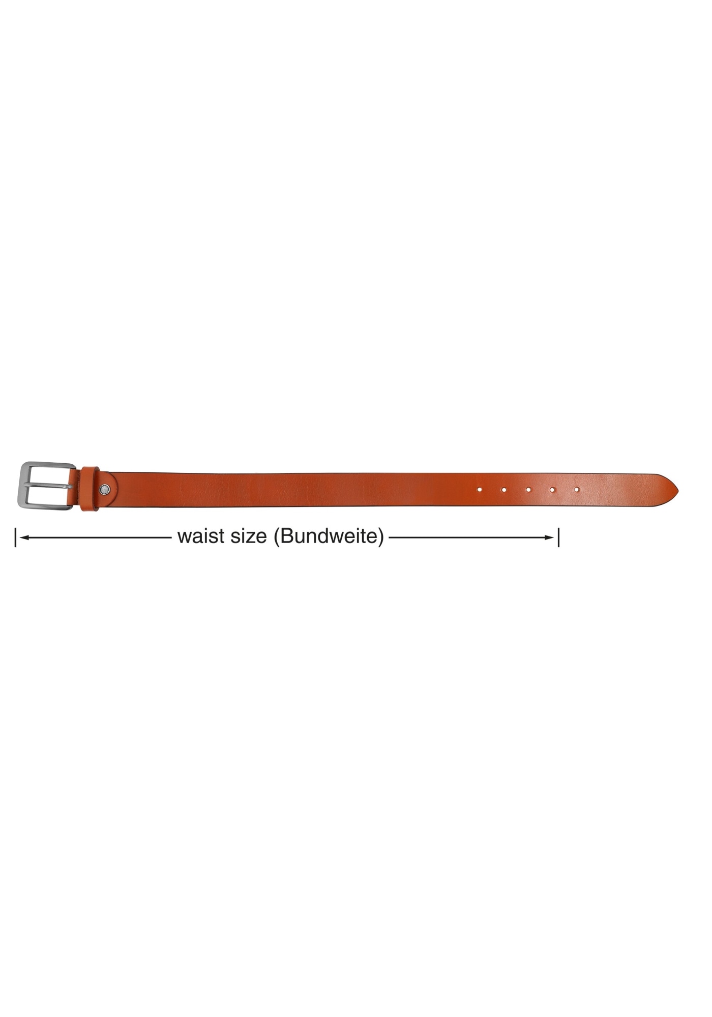 Leonardo Verrelli Ledergürtel »hochwertiges Echt Leder,  braun, 130 cm«