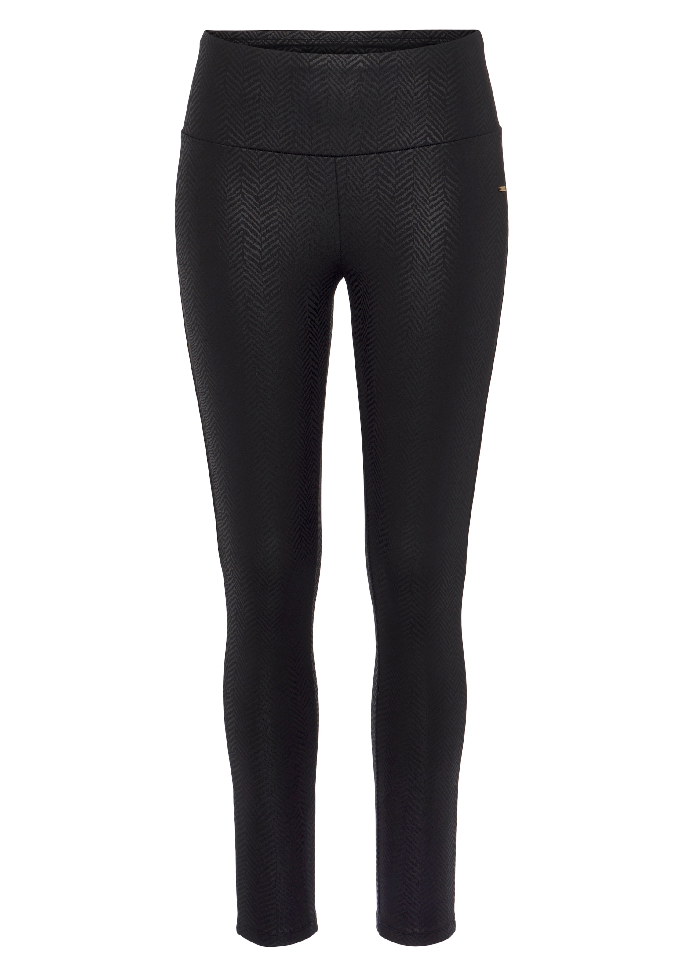 Leder Leggings vorne und hinten aus Jersey / Leggings für Frauen