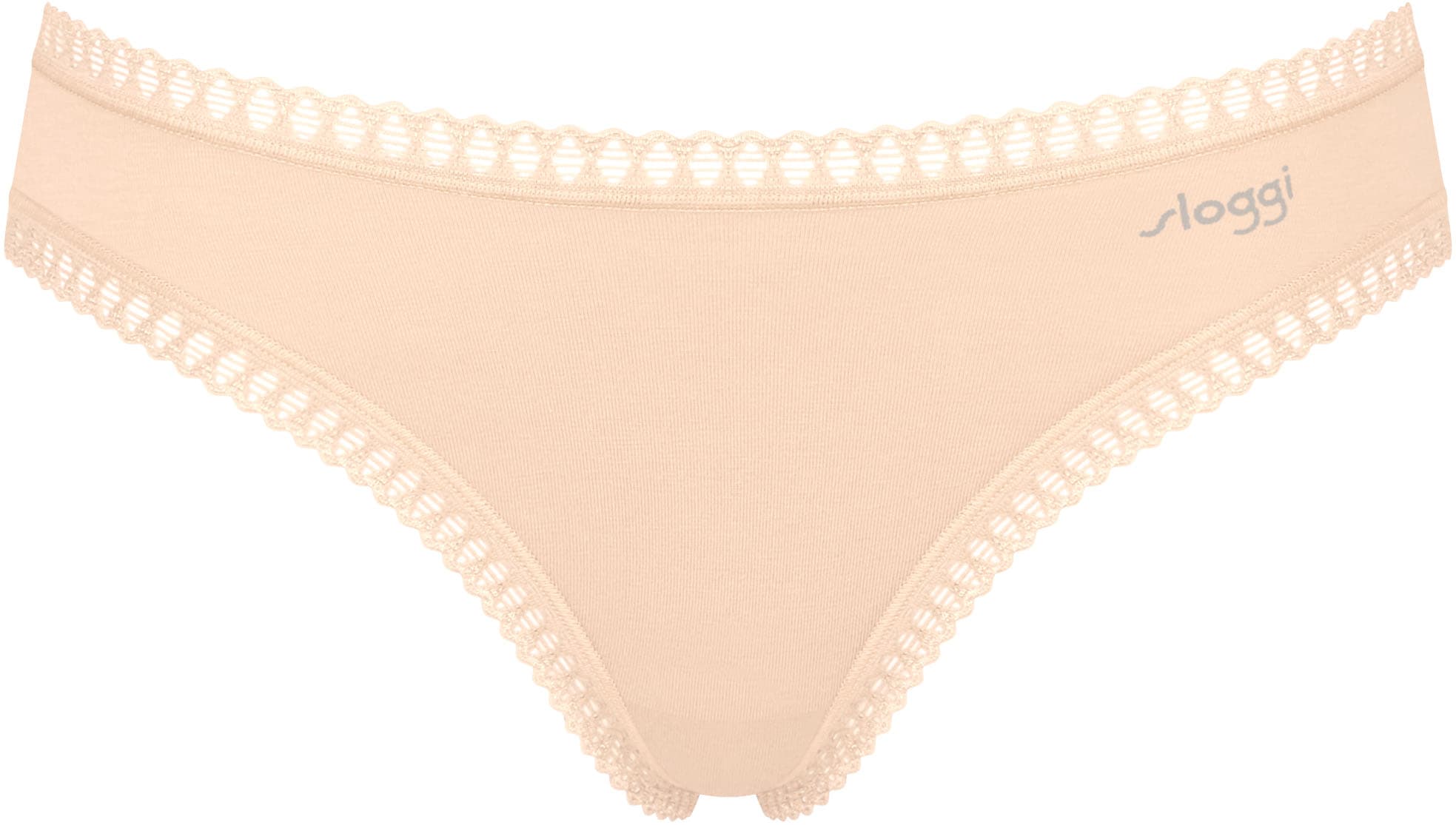 sloggi Slip »GO Crush Mini C3P«, (3er Pack), dehnbare Spitzendetails, uni, gemustert