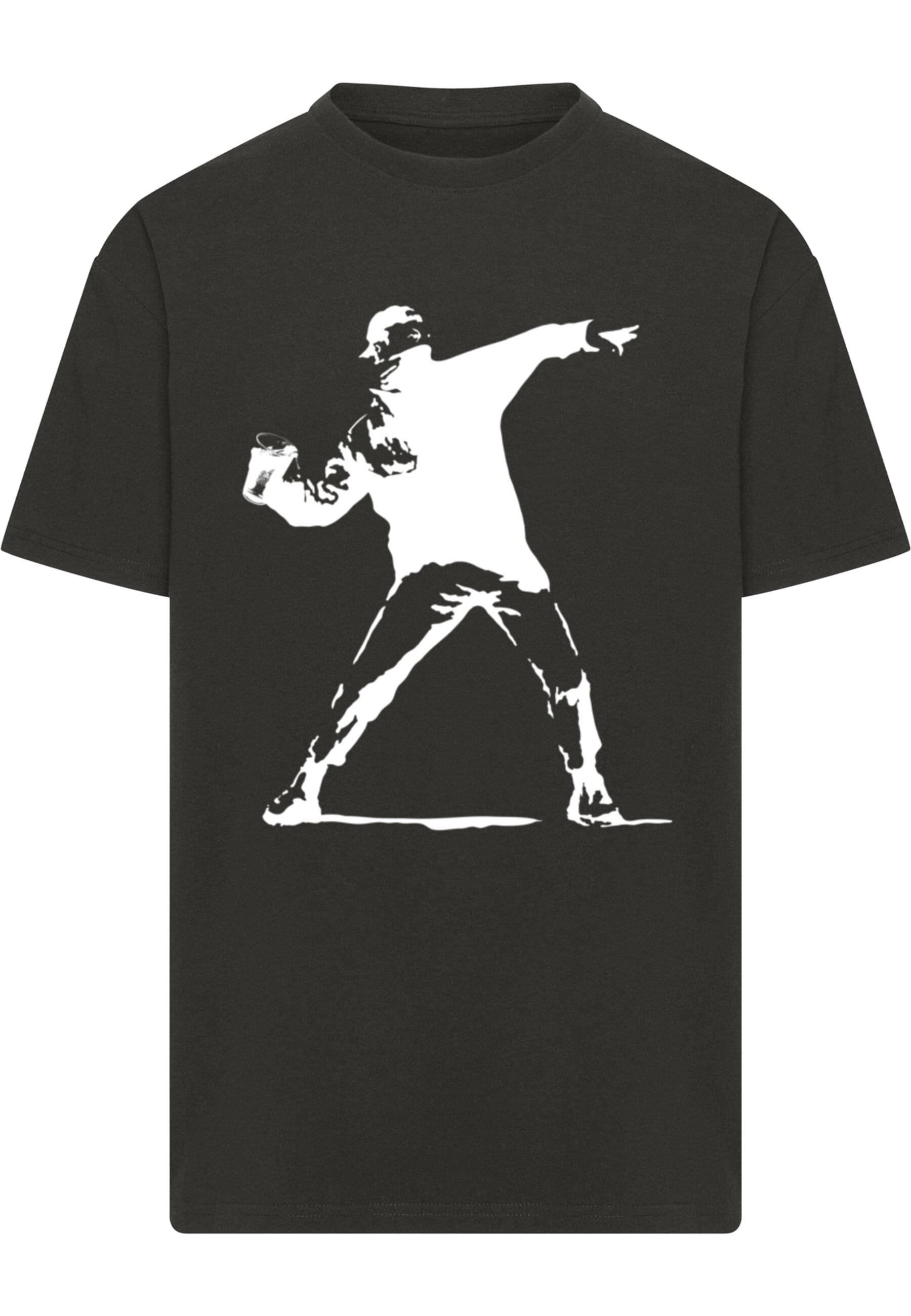 Merchcode T-Shirt "Merchcode APOH Banksy - Festival Cup Thrower Heavy Overs günstig online kaufen