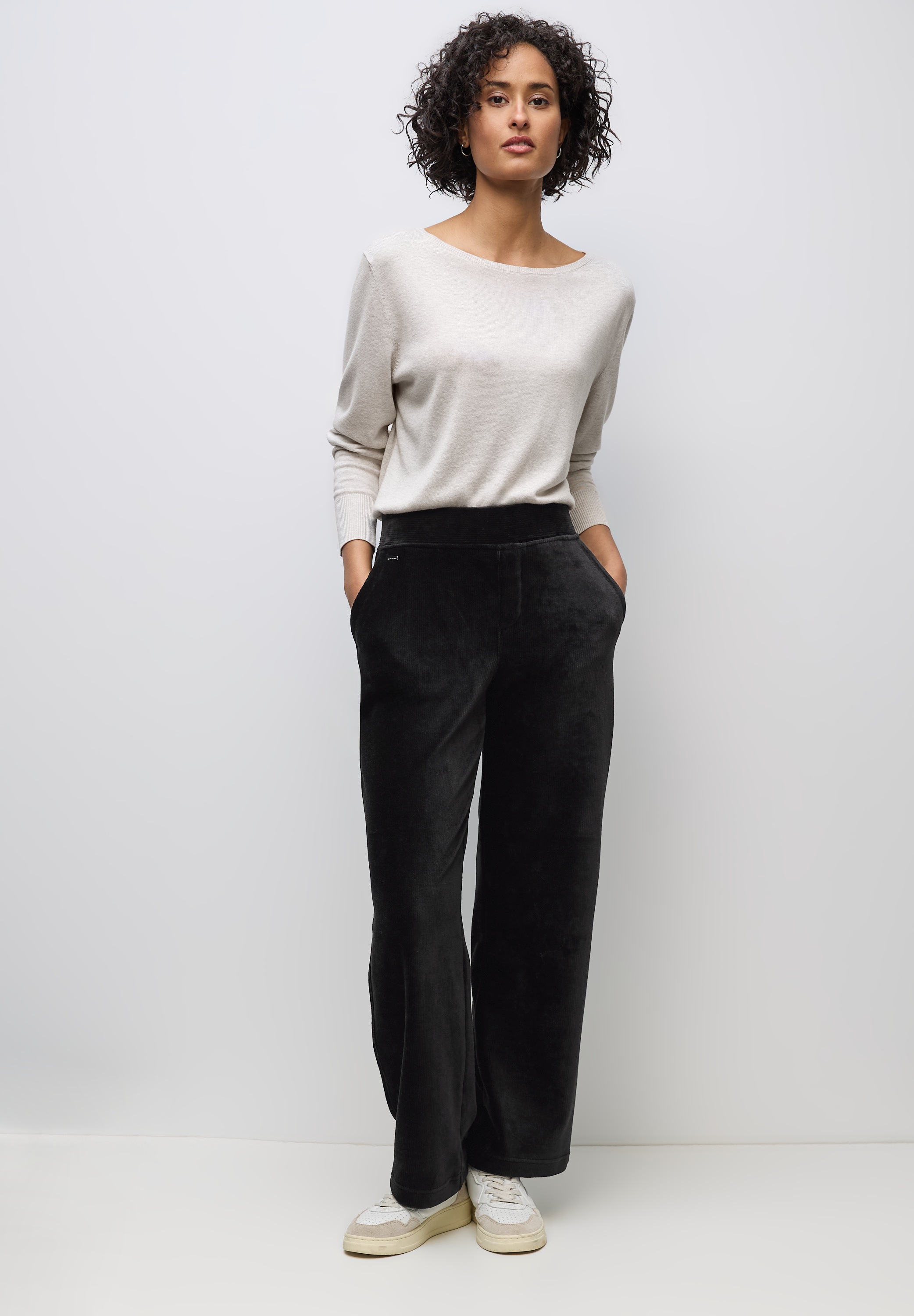 STREET ONE Cordhose, High Waist