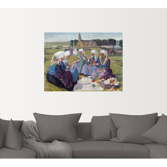 Artland Wandbild »Frauen von Plougastel bei Begnadigung«, Bilder von Frauen,  (1 St.), als Alubild, Leinwandbild, Wandaufkleber oder Poster in versch.  Größen bestellen | BAUR