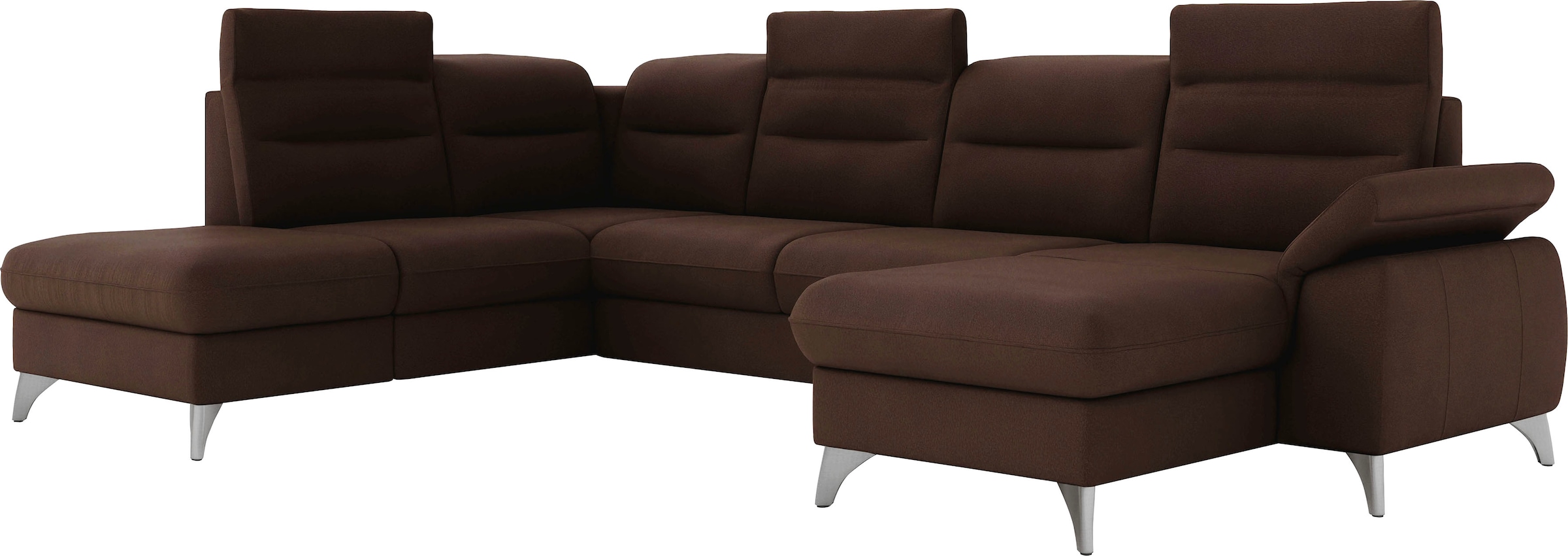 sit&more Wohnlandschaft "Astoria U-Form" wahlweise mit motorischer Relaxfunktion