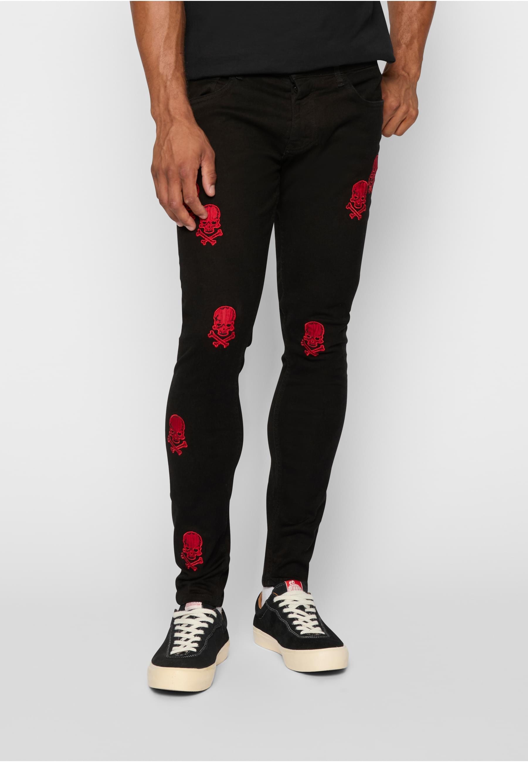 2Y Premium Bequeme Jeans »2Y Premium 2Y Skinny Fit Skull Jeans«