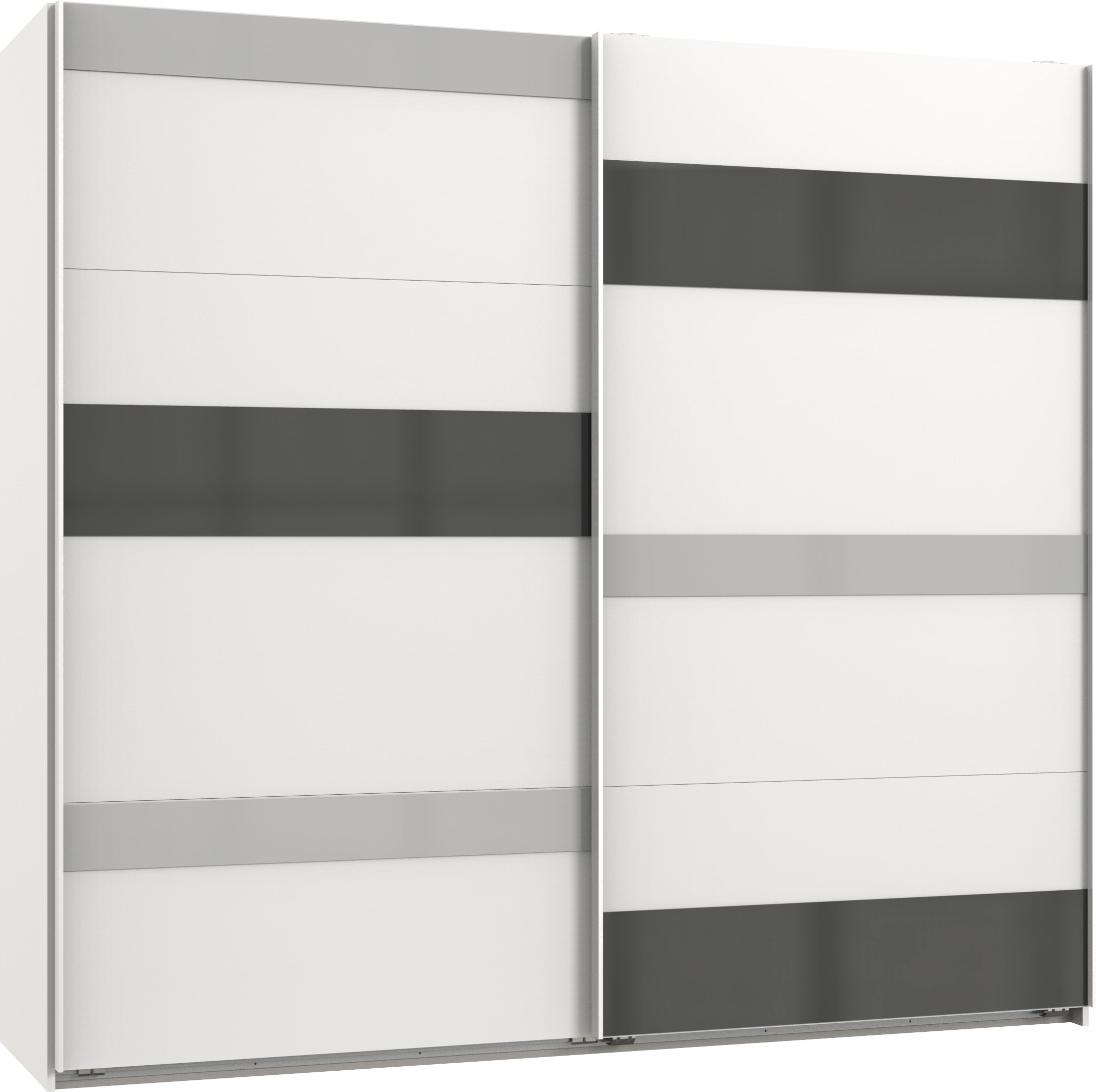 Wimex Schwebetürenschrank "Monaco" mit Glaselementen