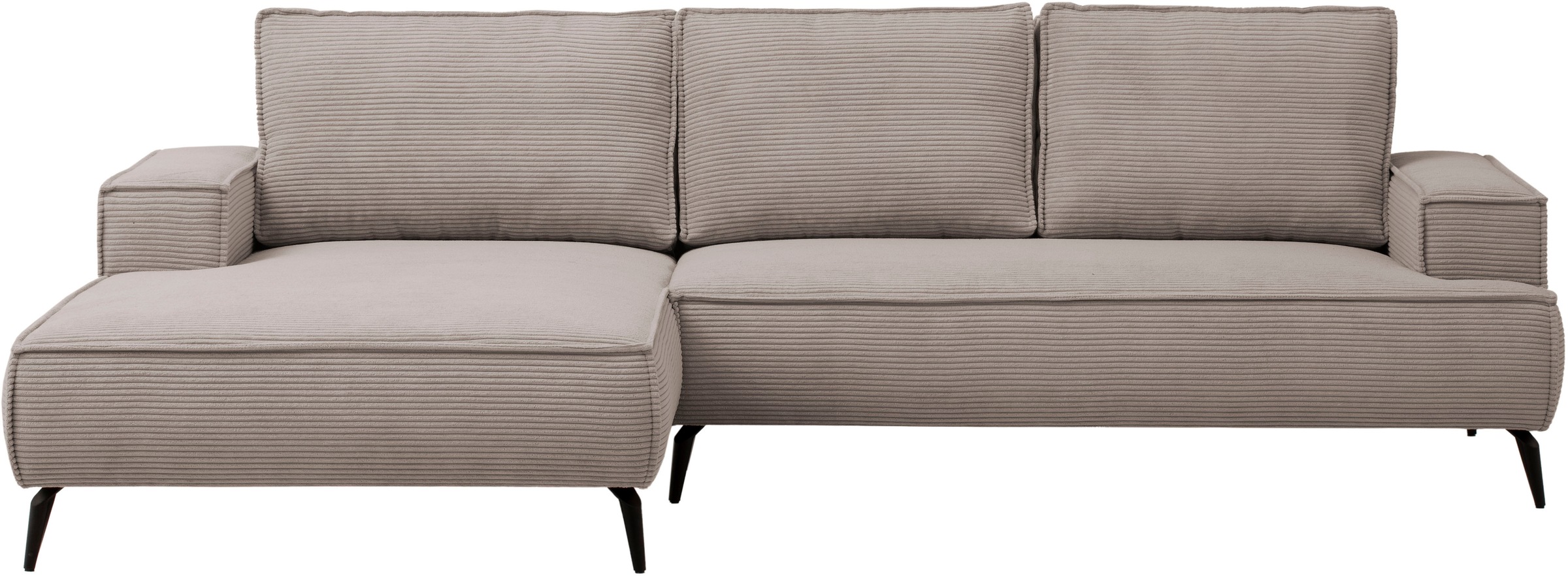 Home affaire Ecksofa "TVINNU, L-Form, 275cm, in Cord und Leinenoptik" wahlw günstig online kaufen