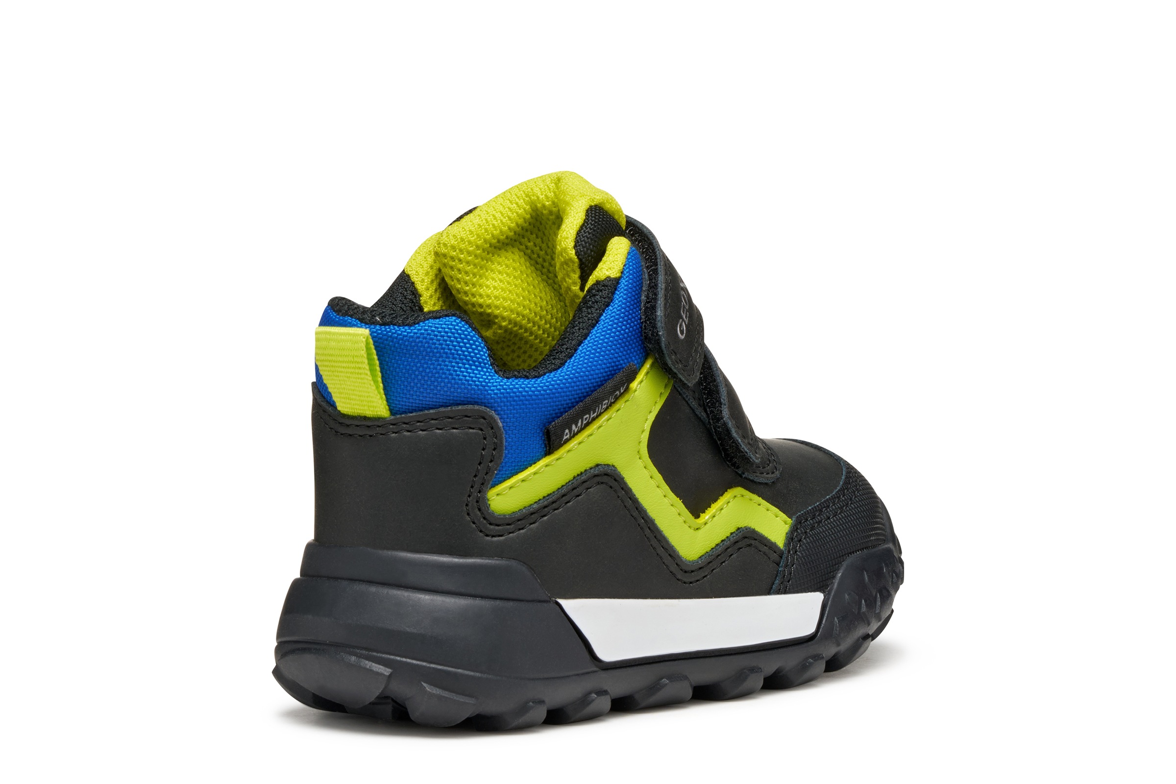 GEOX Trekkyup Abx Bébé Noir/vert Fluo 22 3