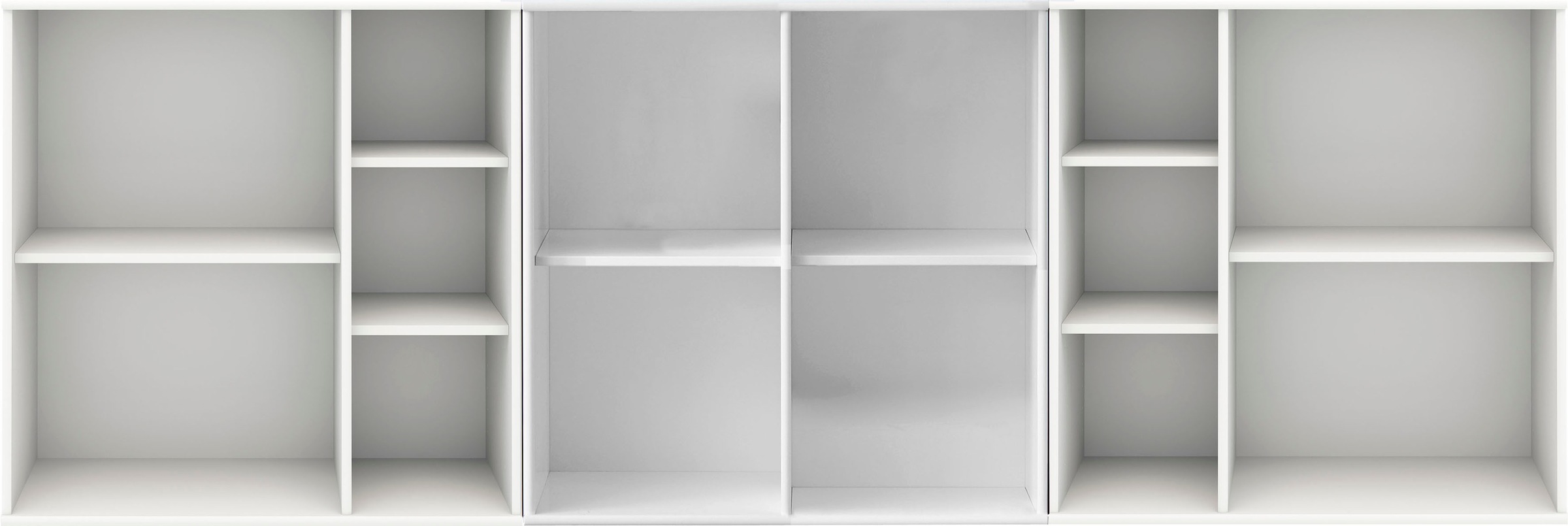 Hammel Furniture Bücherregal »Mistral Kubus«, Kombination aus 3 Modulen, Breite 207cm