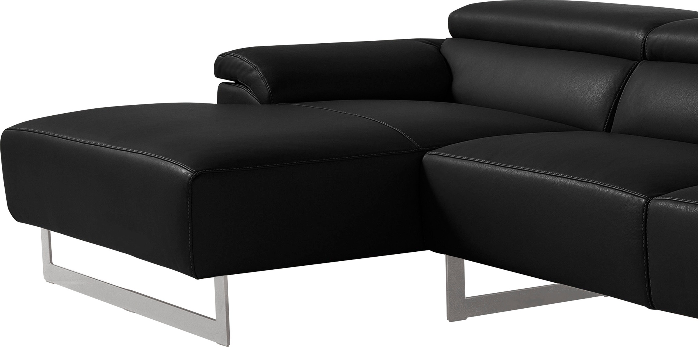 Thumbnail - Egoitaliano Ecksofa "Malika, edel und bequem, Designsofa mit hochwertigen Bezügen, L-Form", mit Recamiere, inkl. Kopftei...