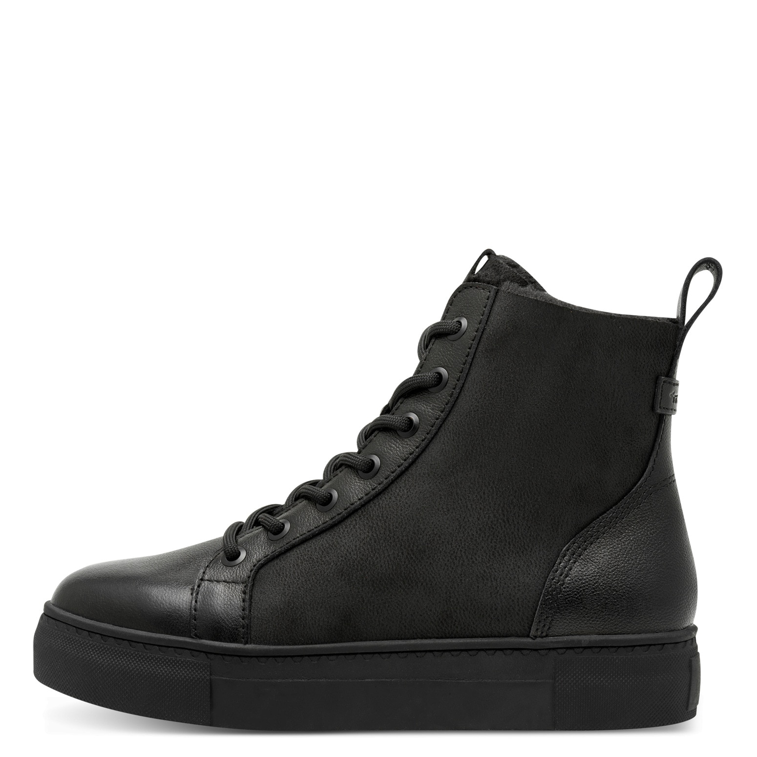 Tamaris Winterboots, Plateau, Schnürboots, Stiefelette, T-Logoaufnäher an der Schuhzunge