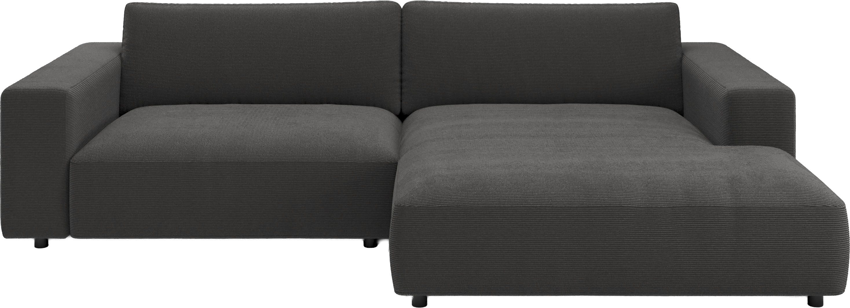Musterring Ecksofa "MR LUCIA, Charakterstarker Lounge-Komfort von Musterring" XXL-Longchair, erstklassige Kammerkissen & zeitloser Look