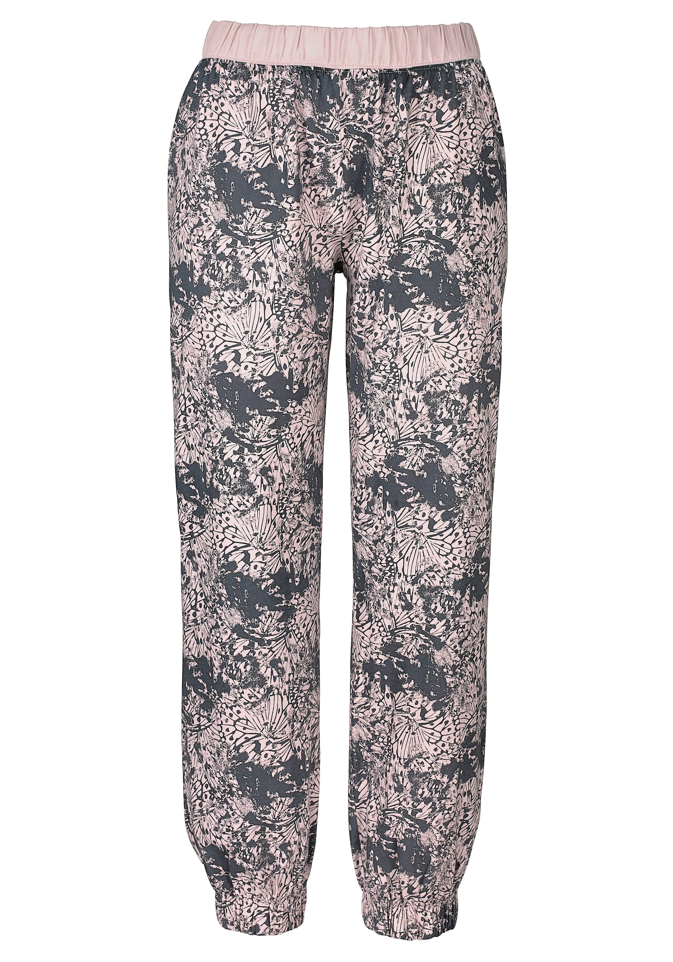 Buffalo Pyjama Set, 2 tlg. mit gemusterter Hose und passendem Langarmshirt