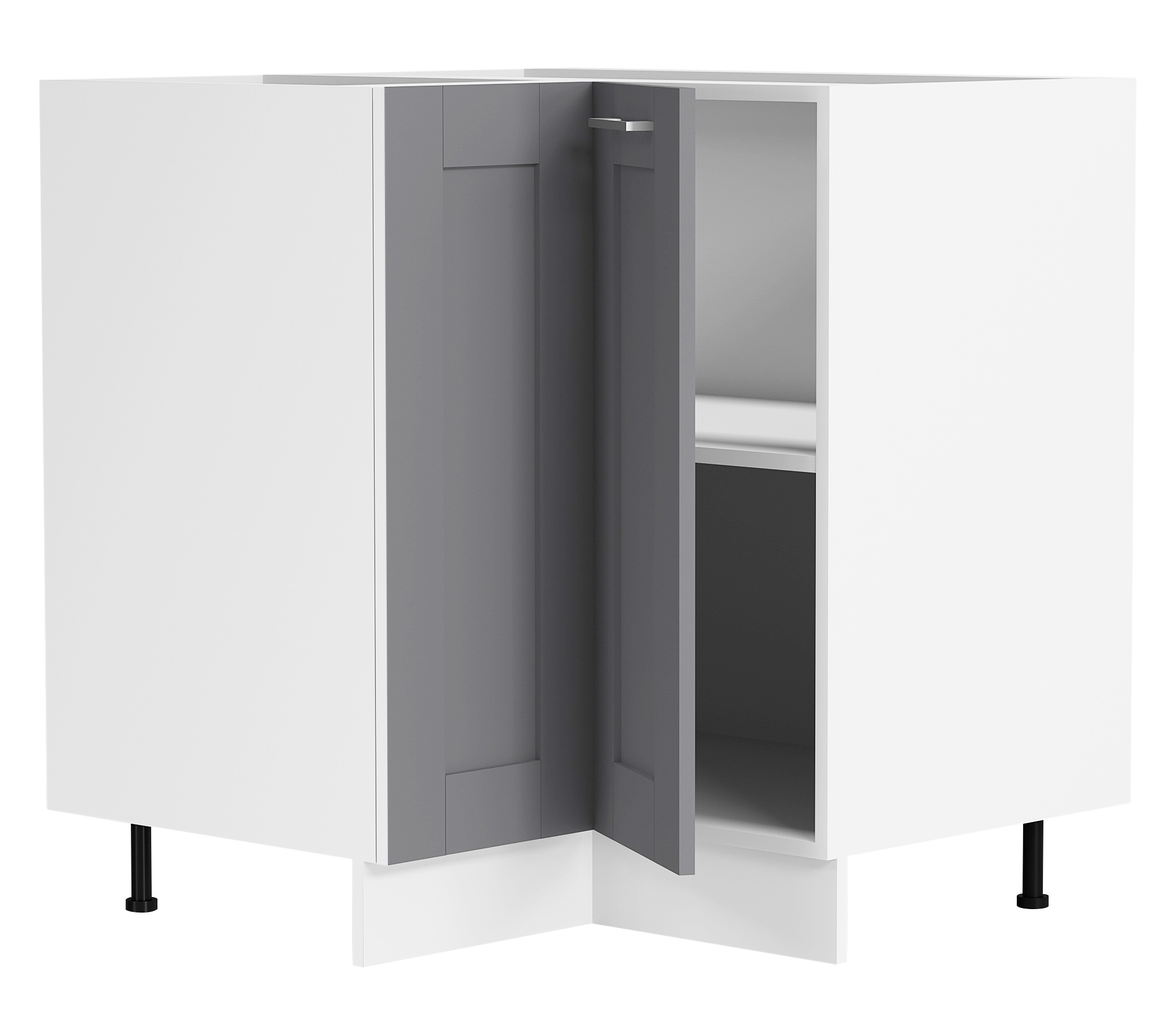 VCM Unterschrank »VCM Eckschrank | Maße ca. H. 82 x B. 76 x T. 76 cm | Küchenschrank | Küchenunterschrank | Unterschrank im Landhaus Stil | Küchenmöbel ¿ Colura«, (1 St.)