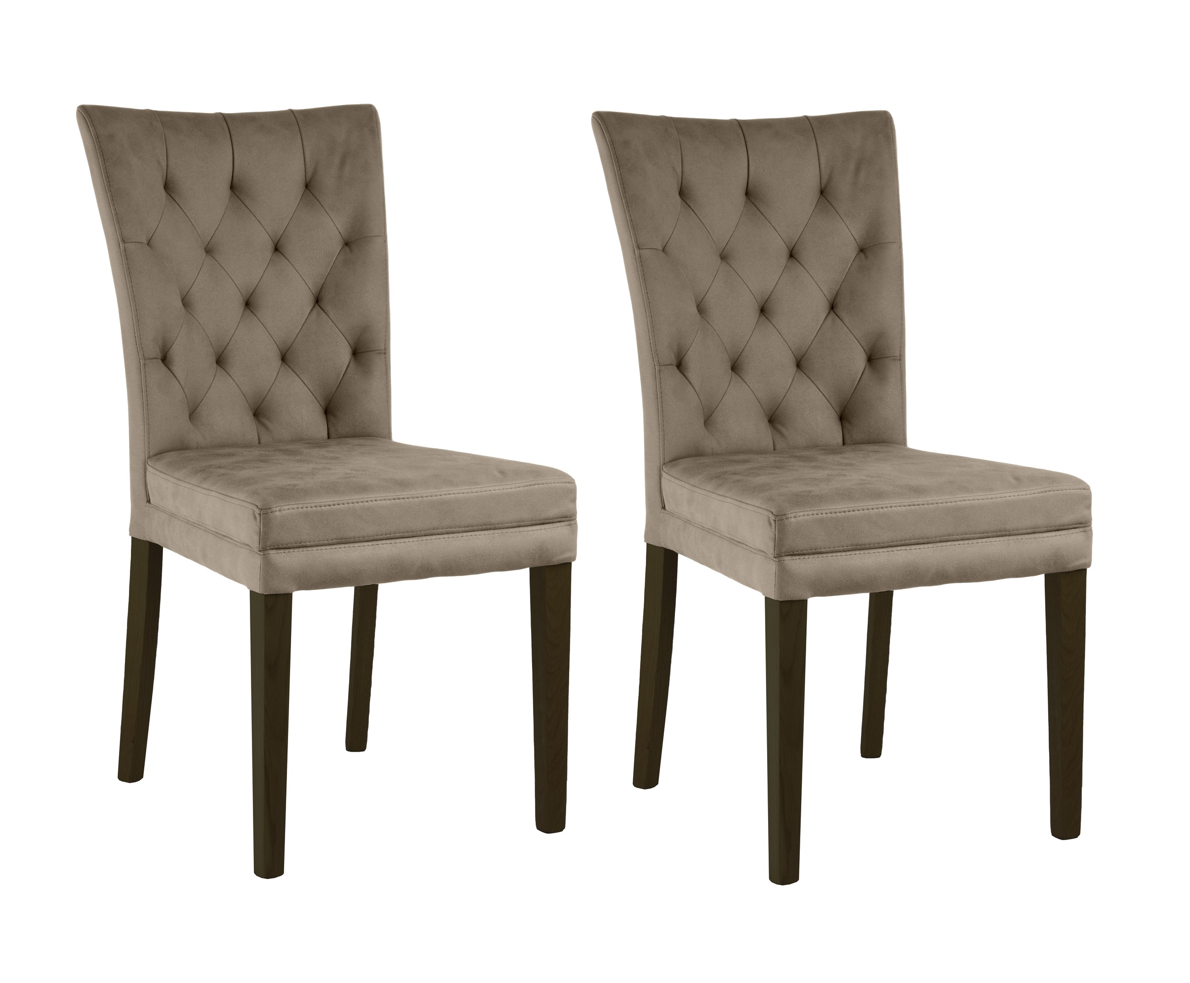 Home affaire 4-Fußstuhl "Colorado" (Set) 2 Stk. Microfaser bequeme Polsteru günstig online kaufen