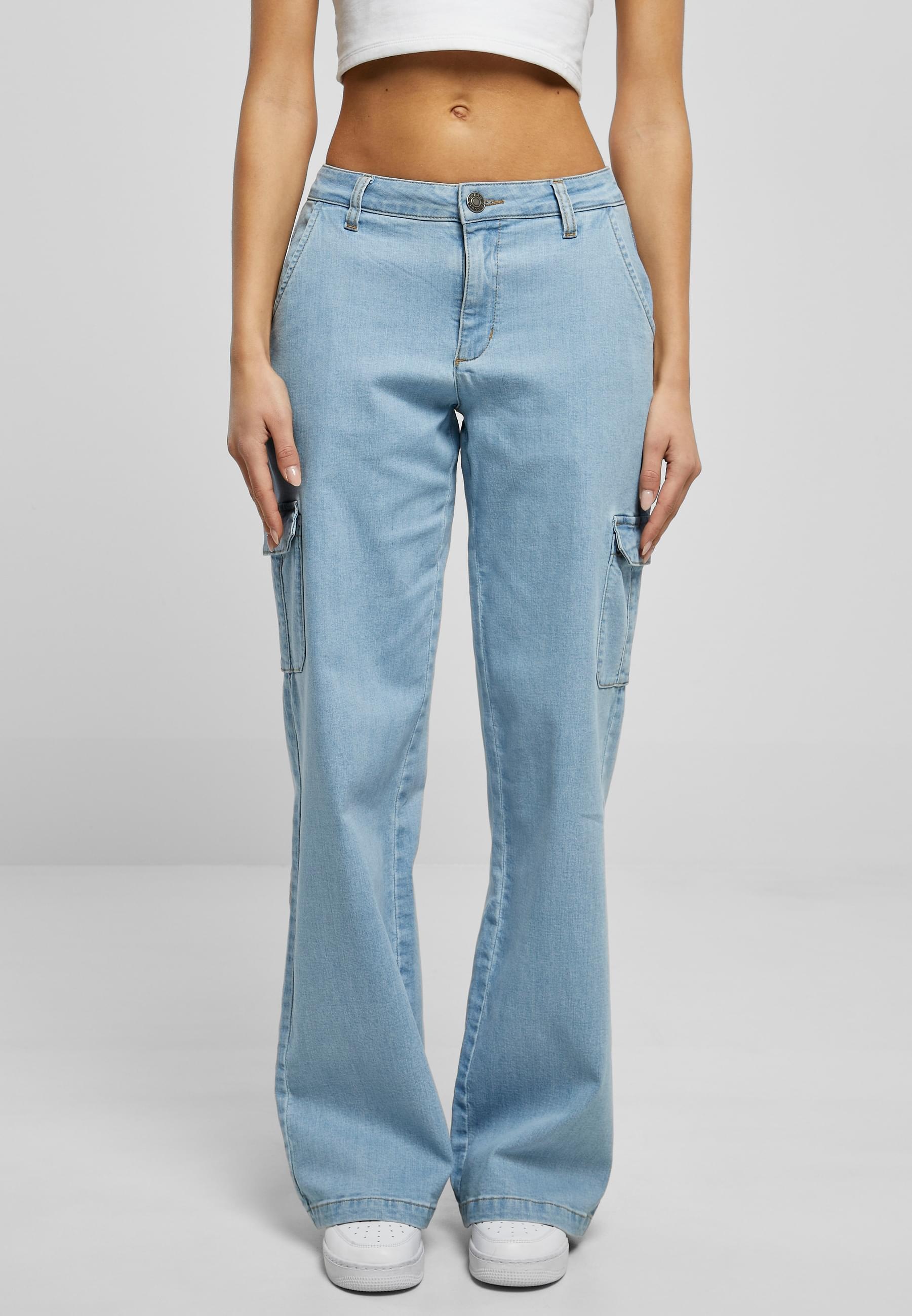 URBAN CLASSICS Stoffhose »Urban Classics Damen«, (1 tlg.)