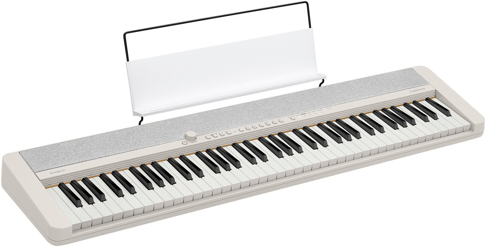 CASIO Home-Keyboard »CT-S1-76 weiß«, inkluisve Pedal und Stativ